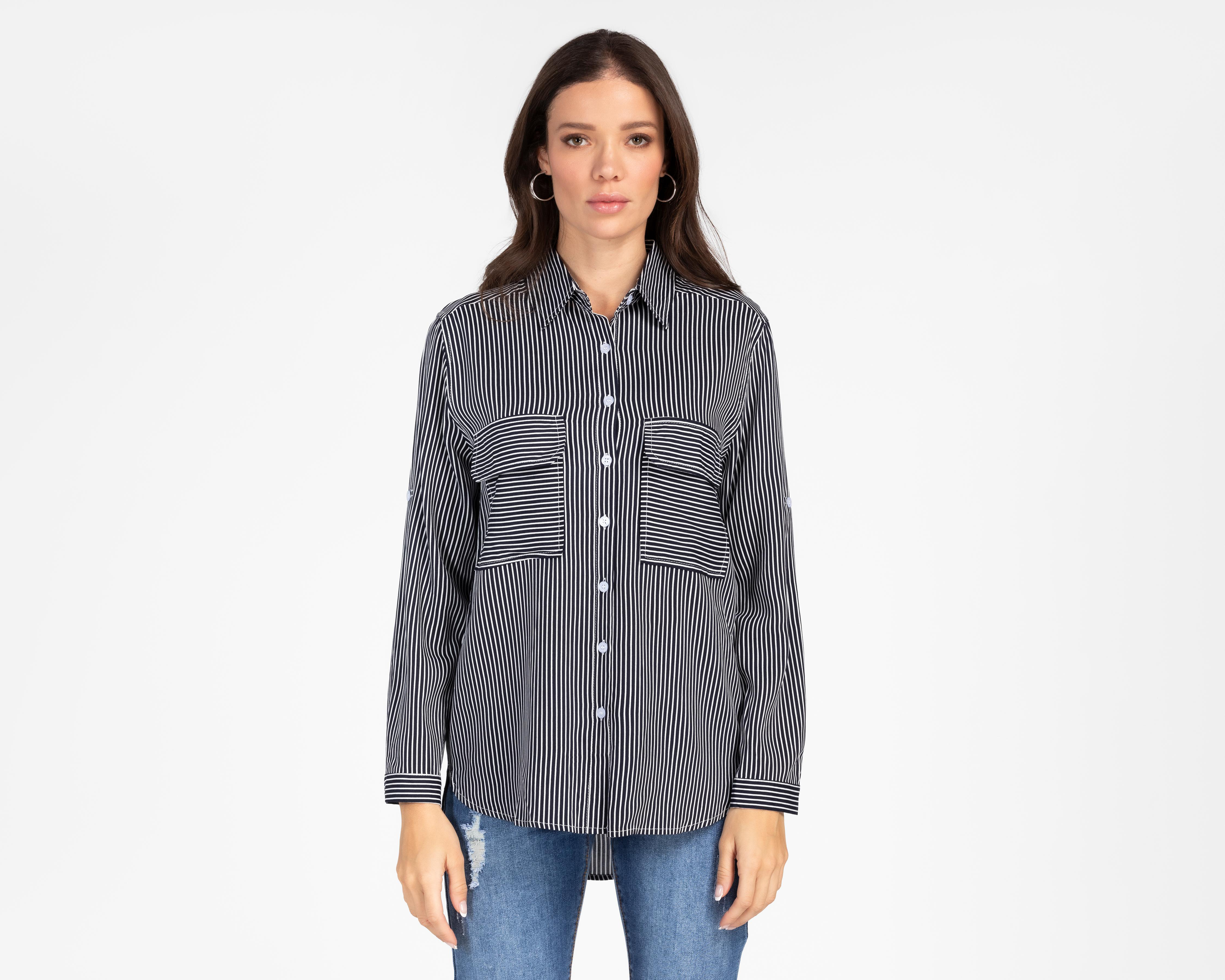 Blusa Forever 21 Manga Larga para Mujer