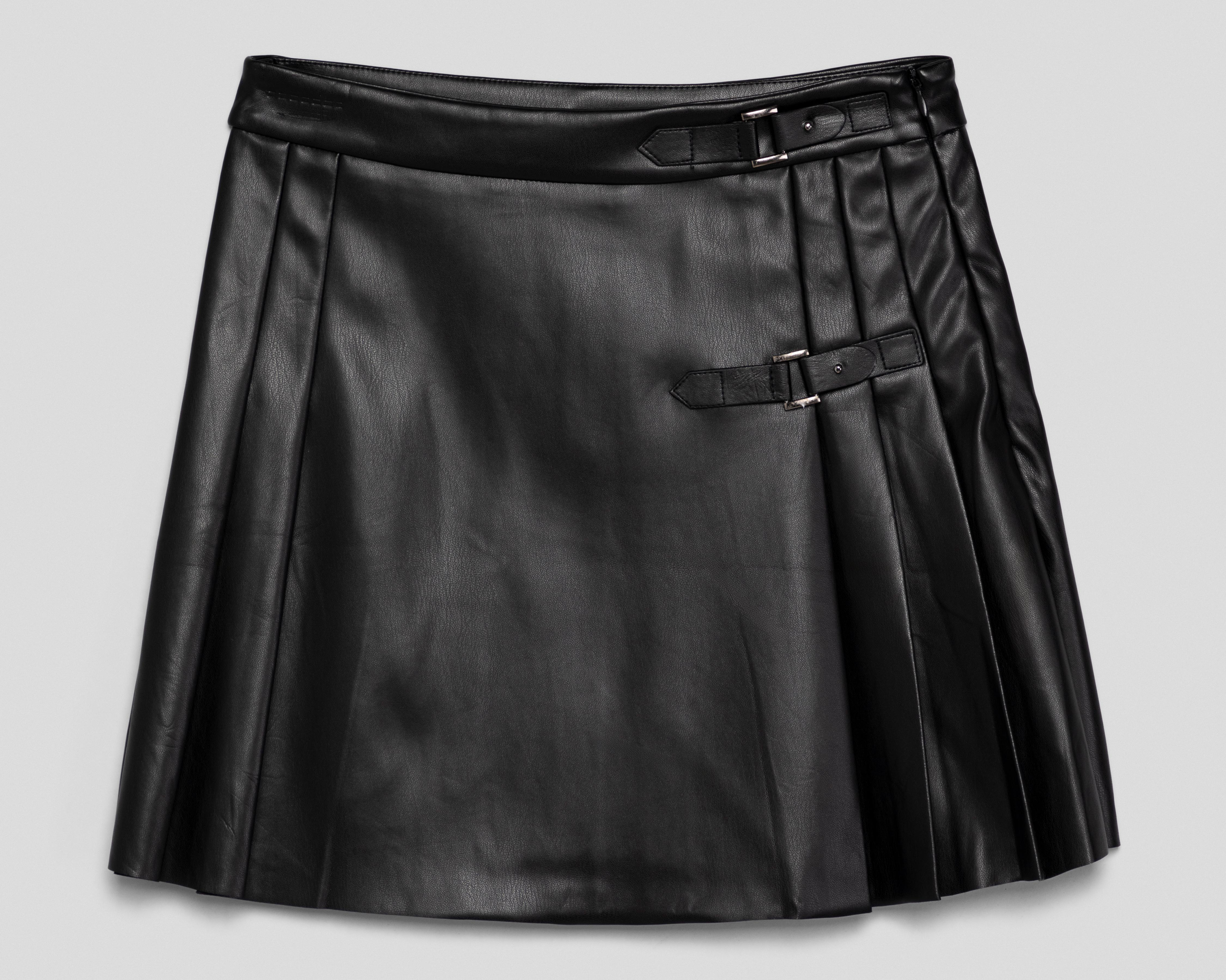 Foto 1 | Falda Corta Forever 21 tipo Cuero