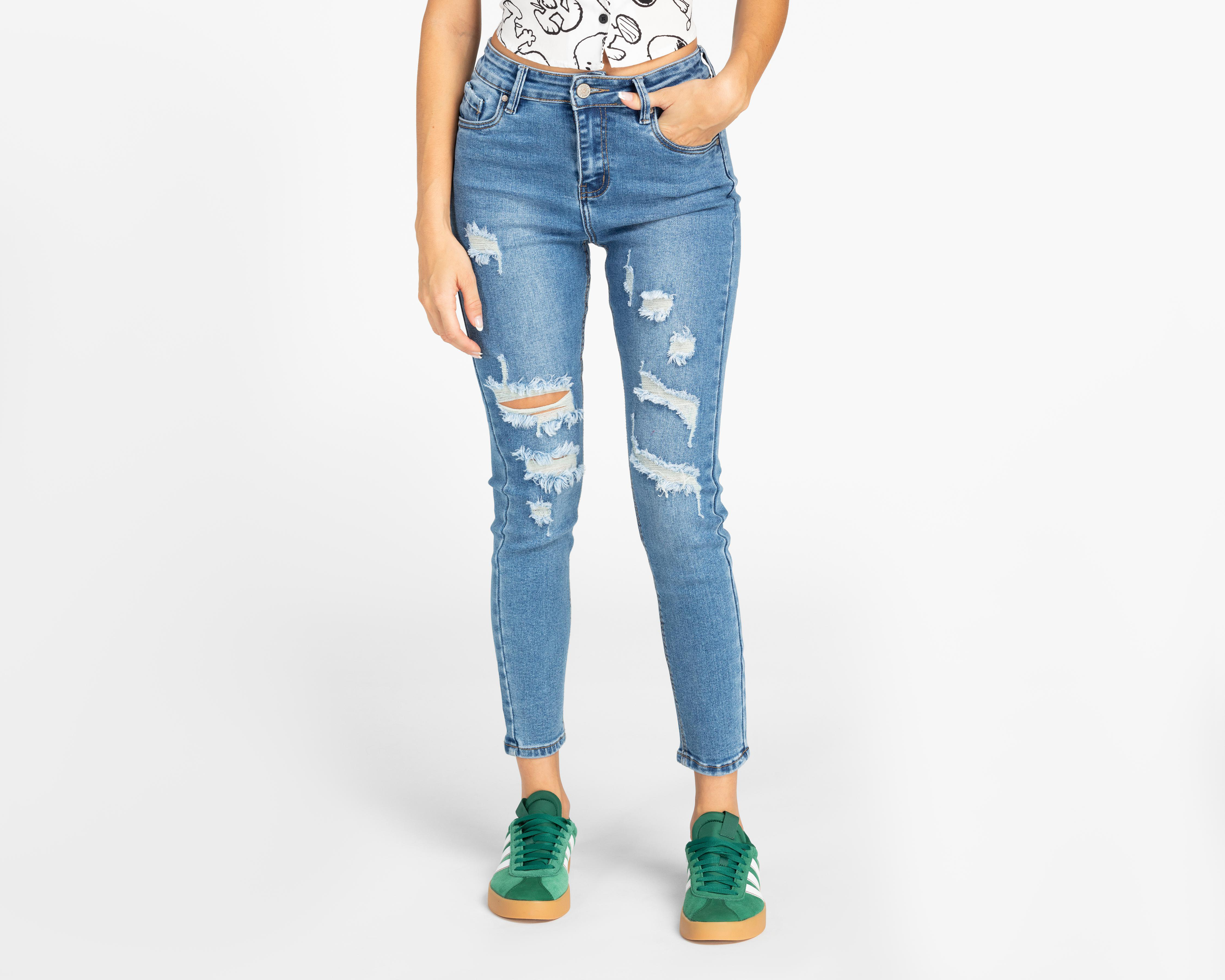 Foto 2 pulgar | Jeans Skinny Forever 21 para Mujer