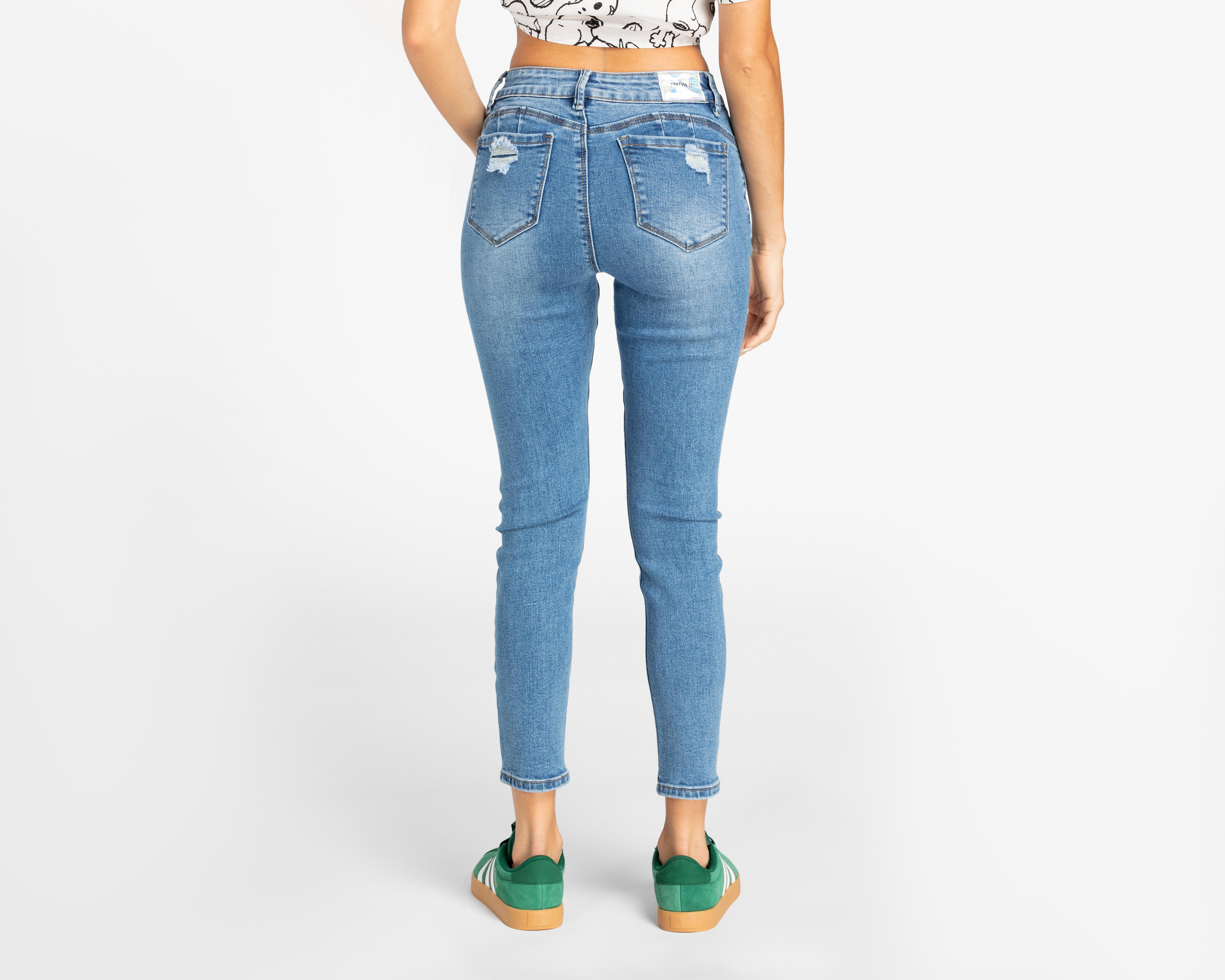 Foto 4 pulgar | Jeans Skinny Forever 21 para Mujer