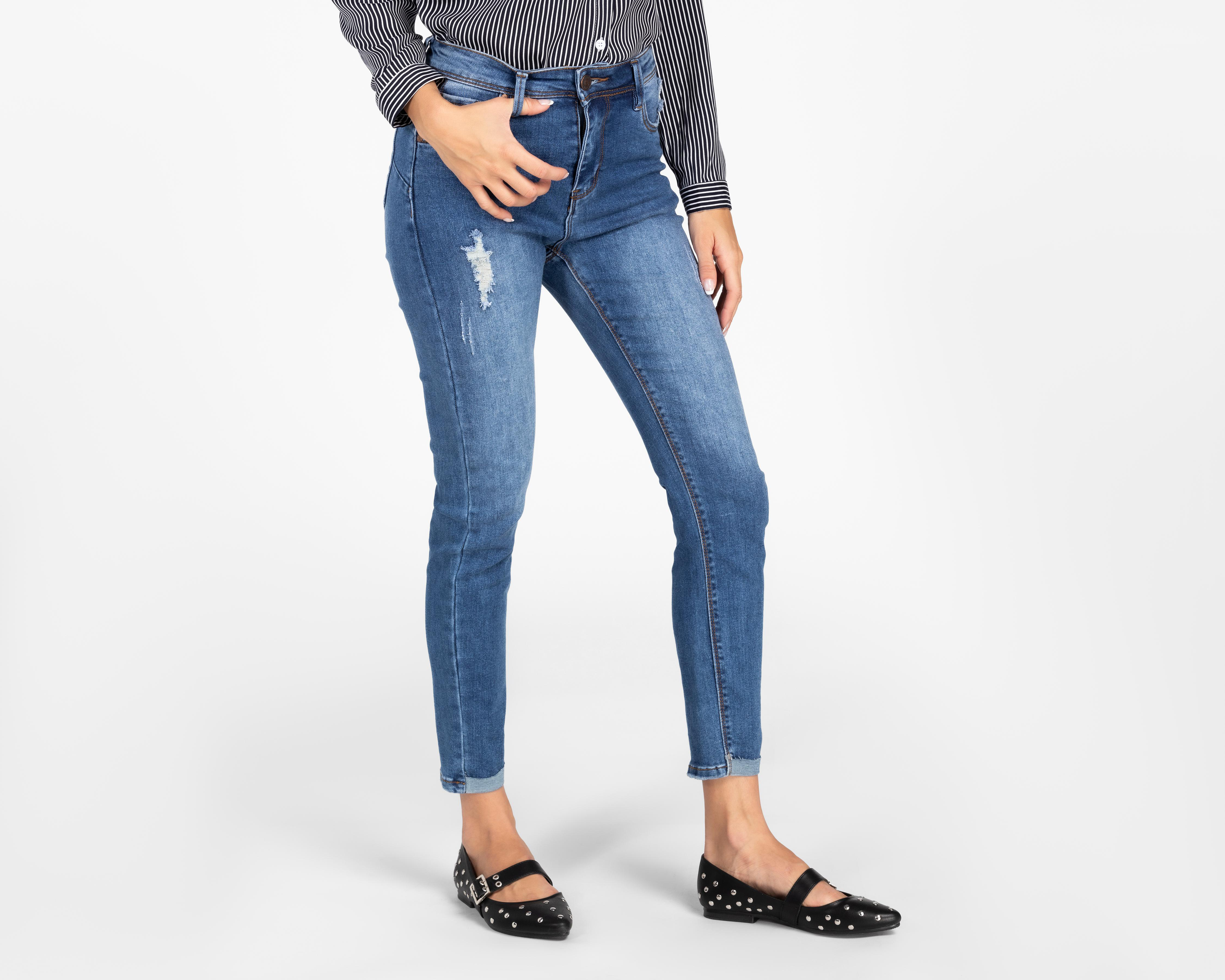 Foto 2 pulgar | Jeans Skinny Fit Forever 21 para Mujer