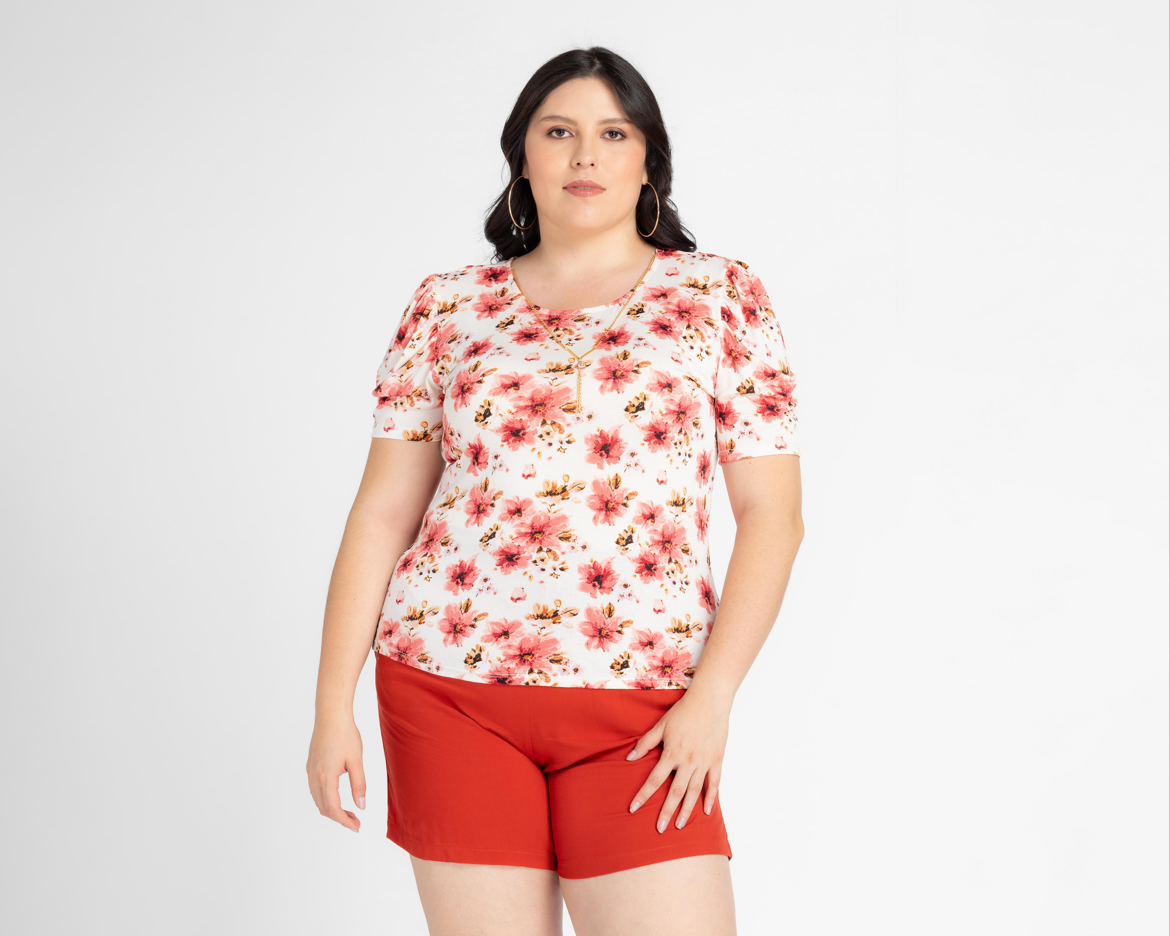 Blusa Sahara Manga Corta con Collar $199