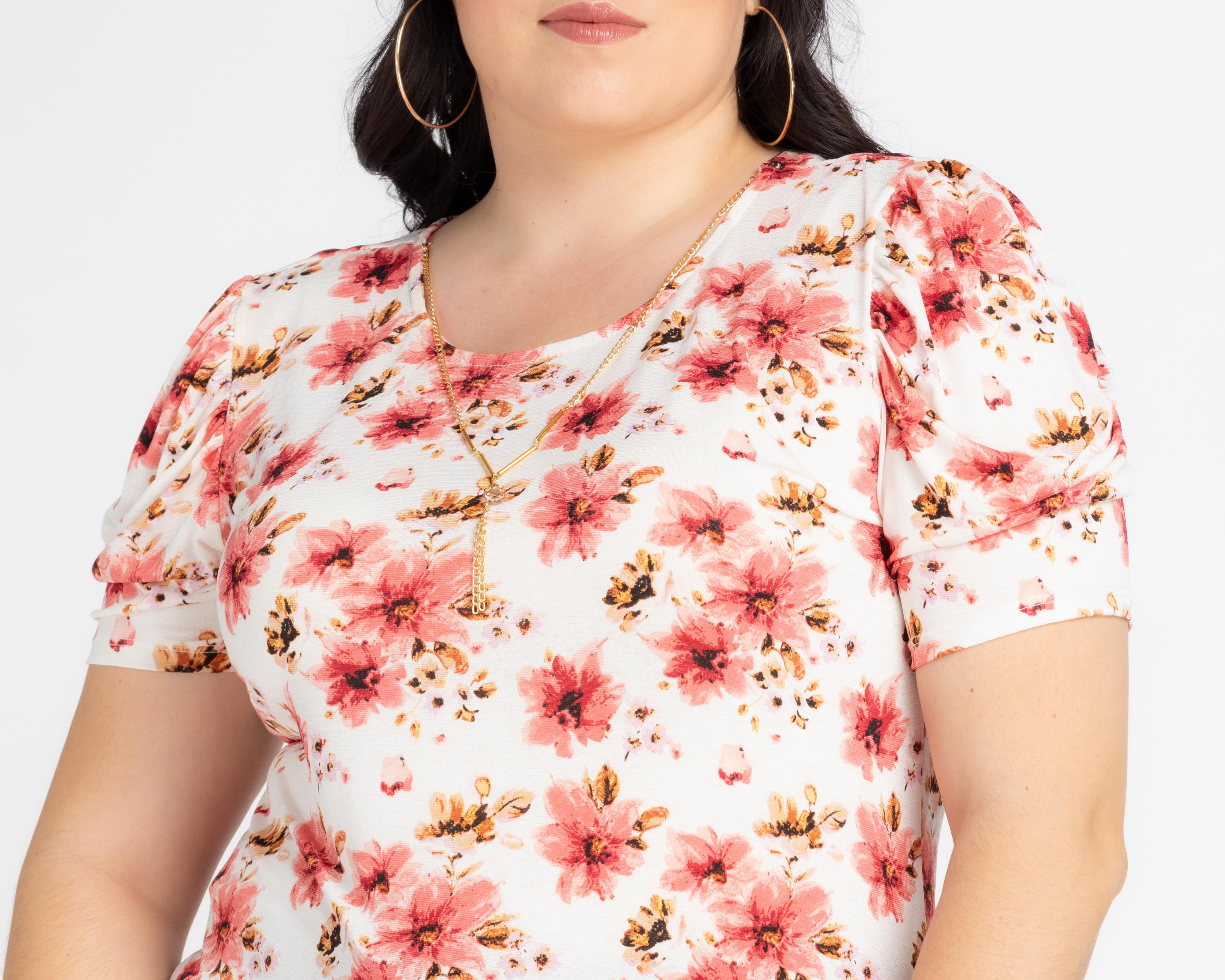 Foto 4 | Blusa Sahara Manga Corta con Collar
