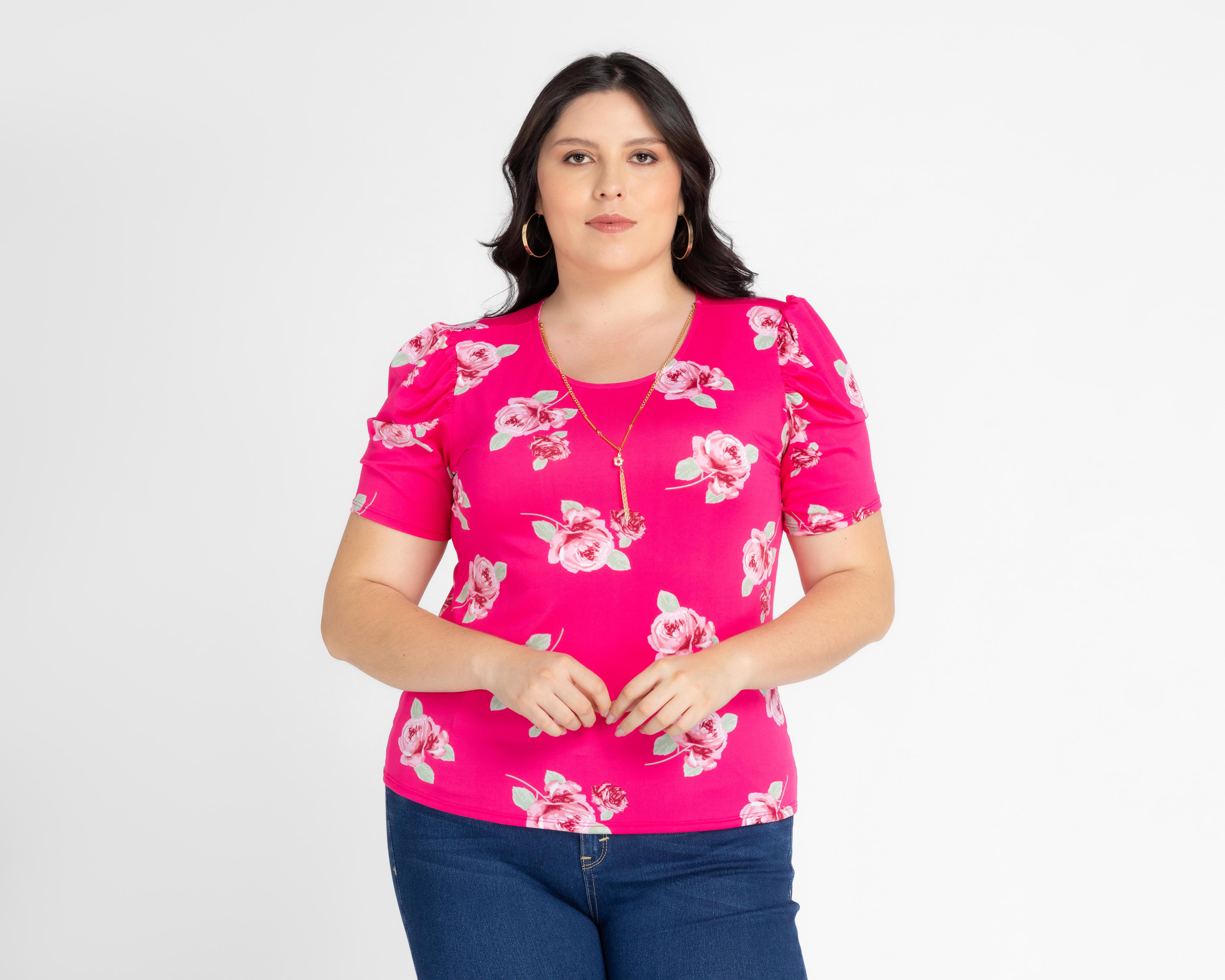 Blusa Sahara Manga Corta con Collar
