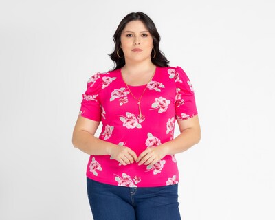 Foto 1 | Blusa Sahara Manga Corta con Collar