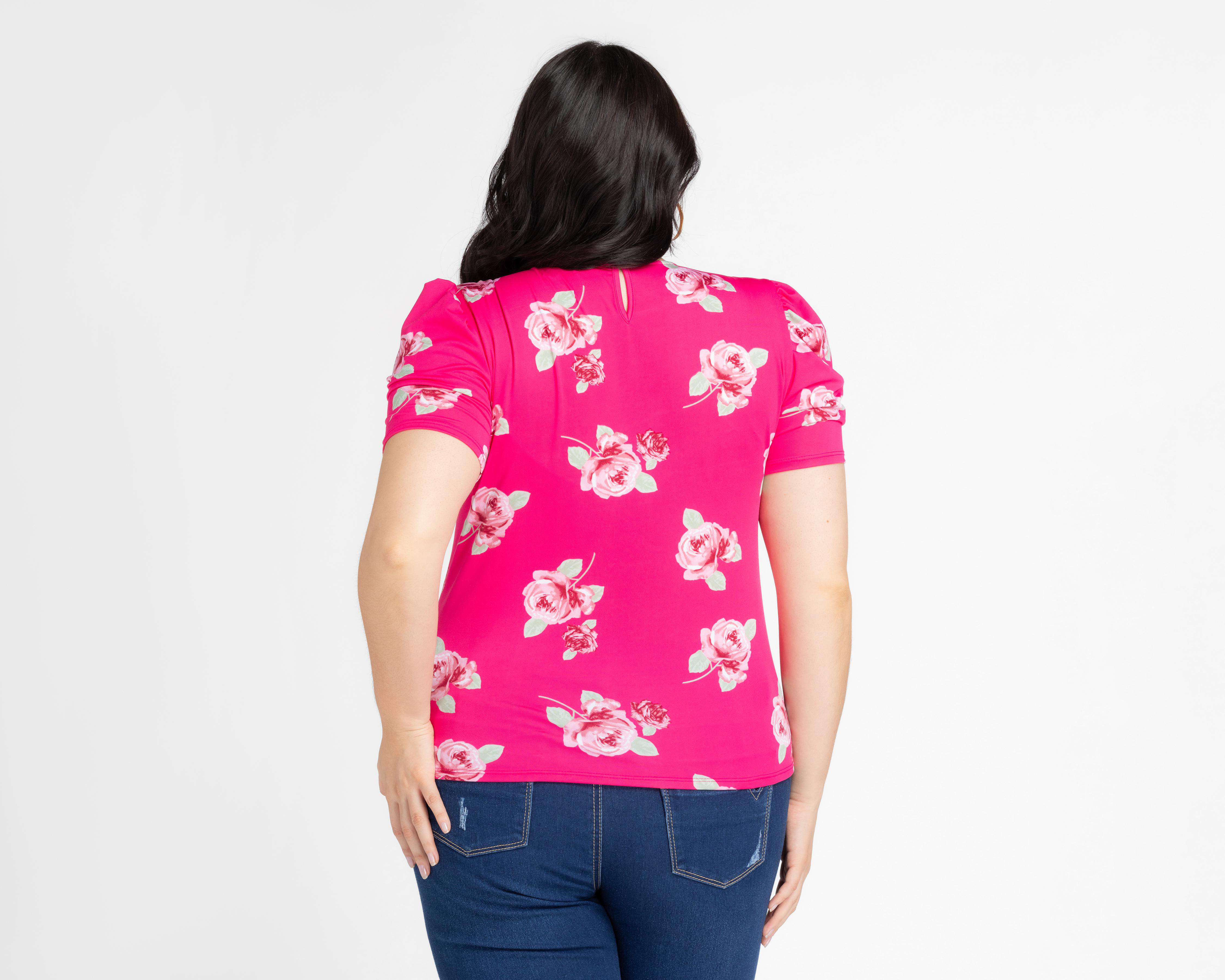 Foto 4 pulgar | Blusa Sahara Manga Corta con Collar