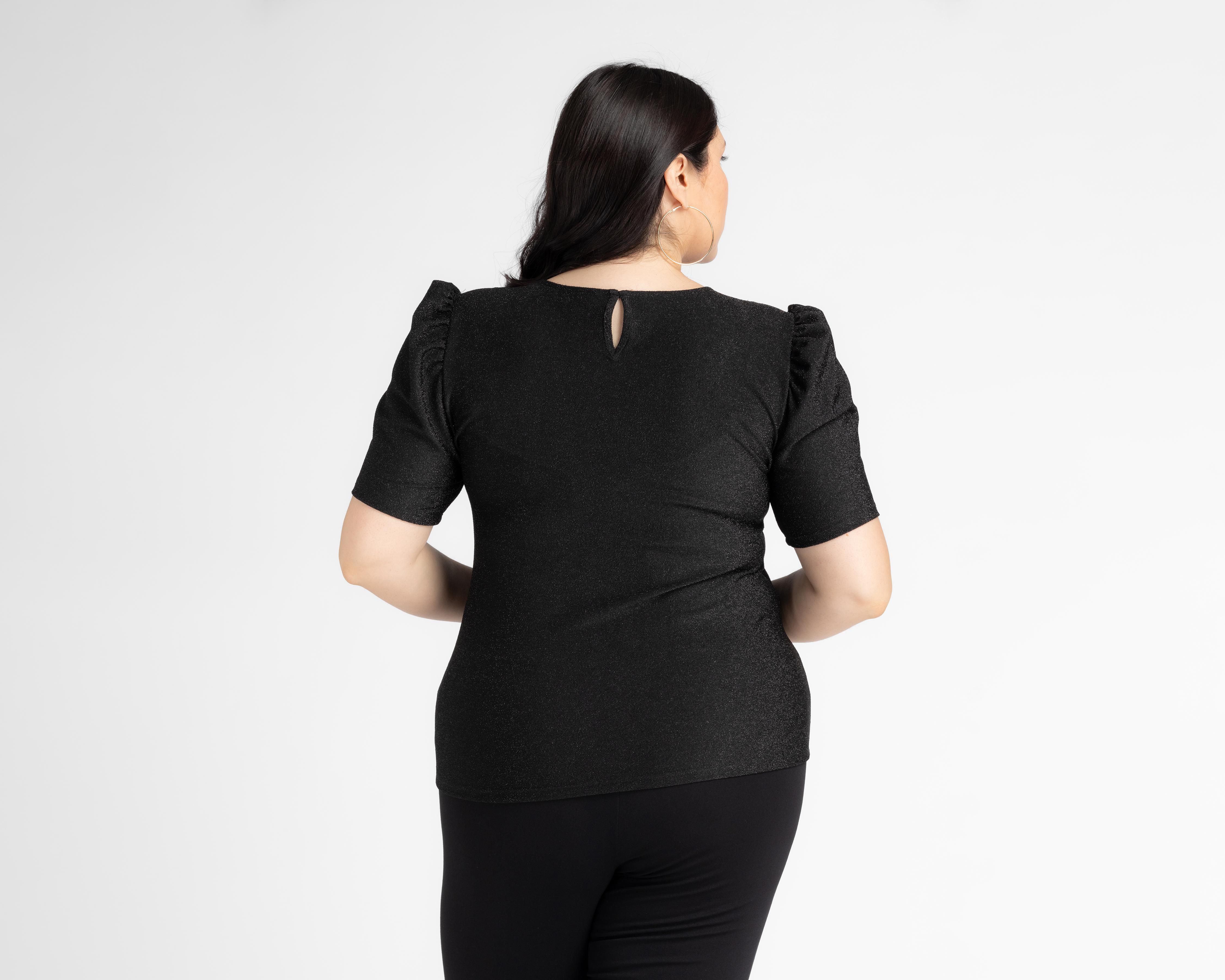 Foto 4 pulgar | Blusa Sahara Manga Corta con Collar
