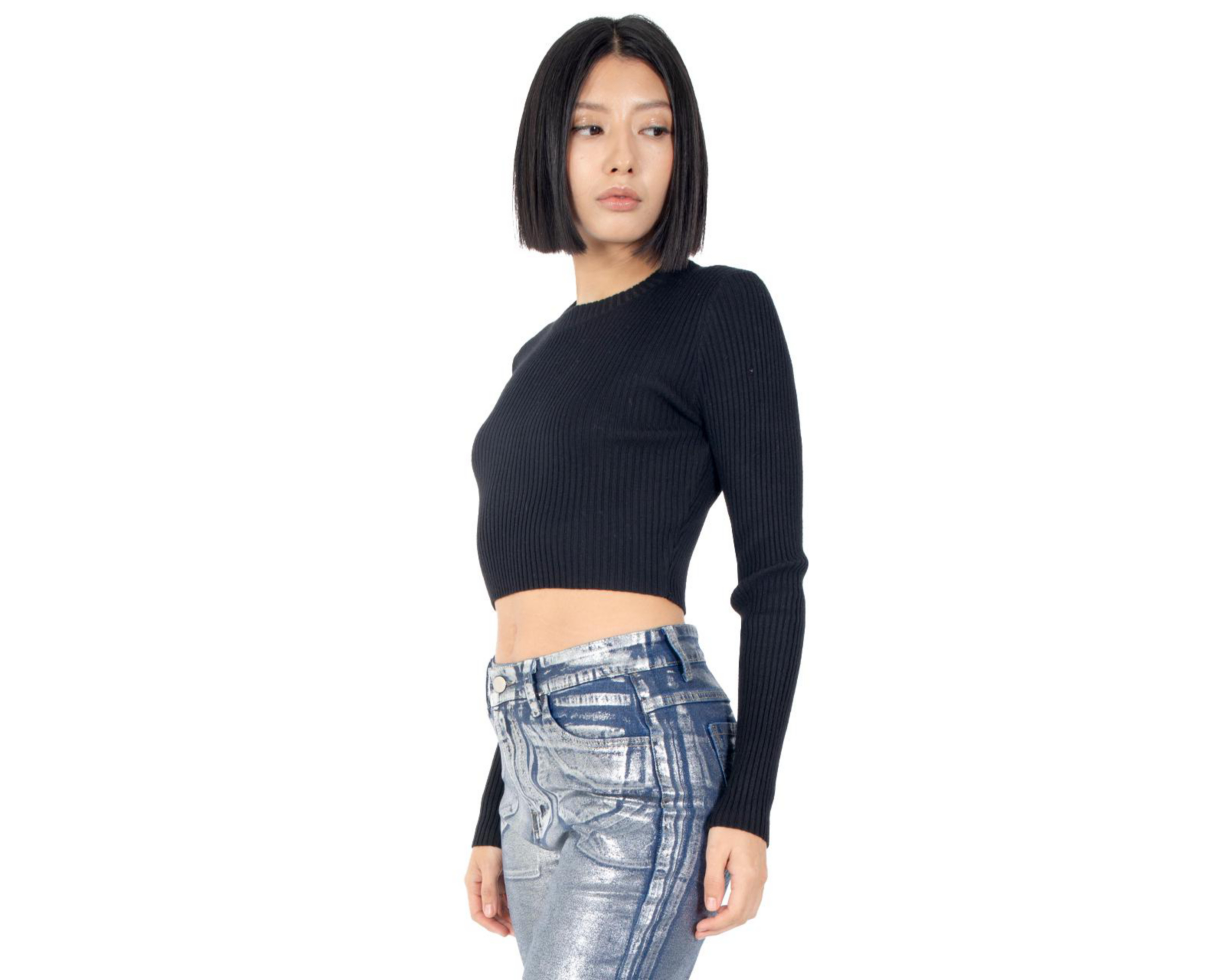 Foto 2 | Playera Forever 21 Manga Larga para Mujer