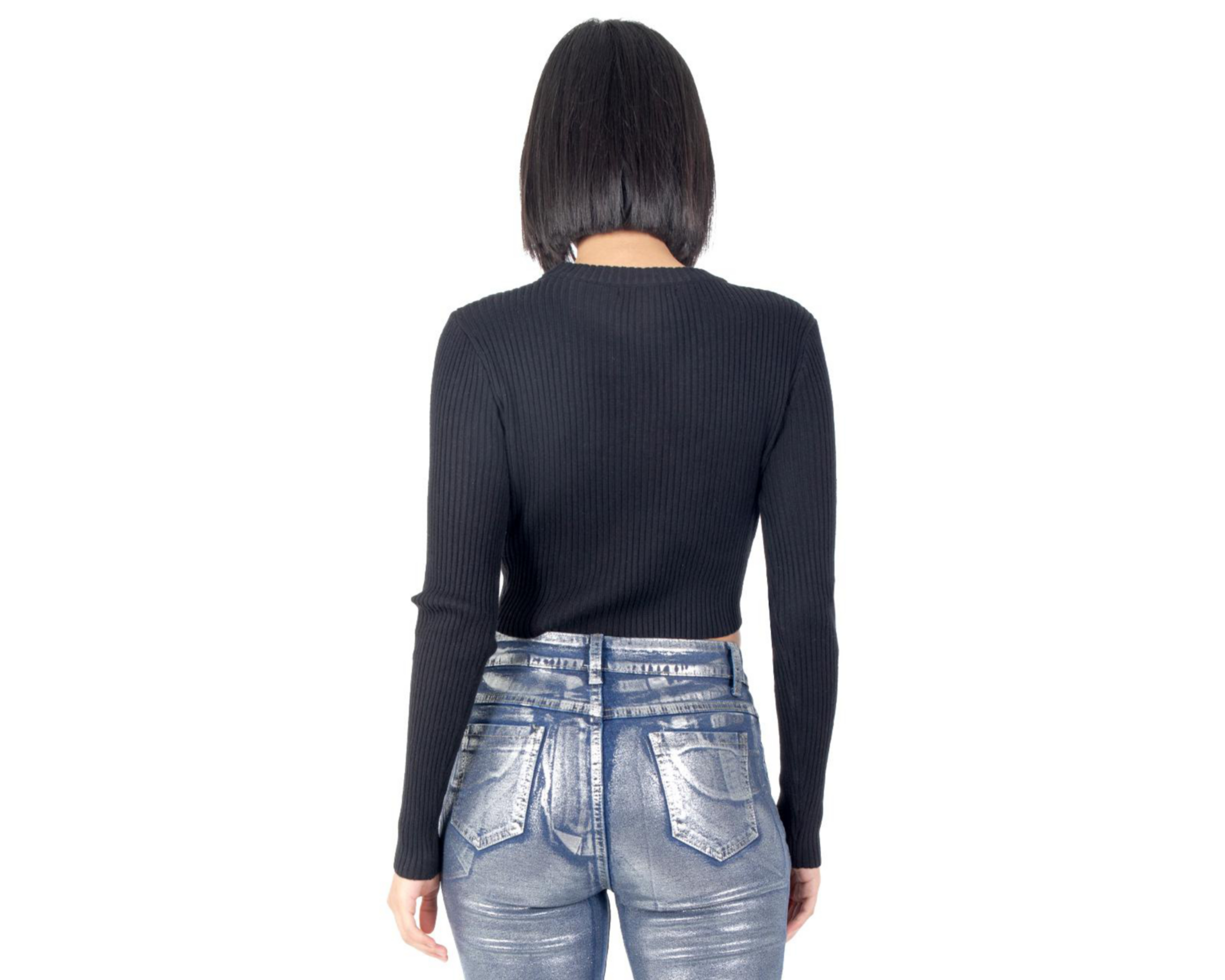 Foto 3 | Playera Forever 21 Manga Larga para Mujer