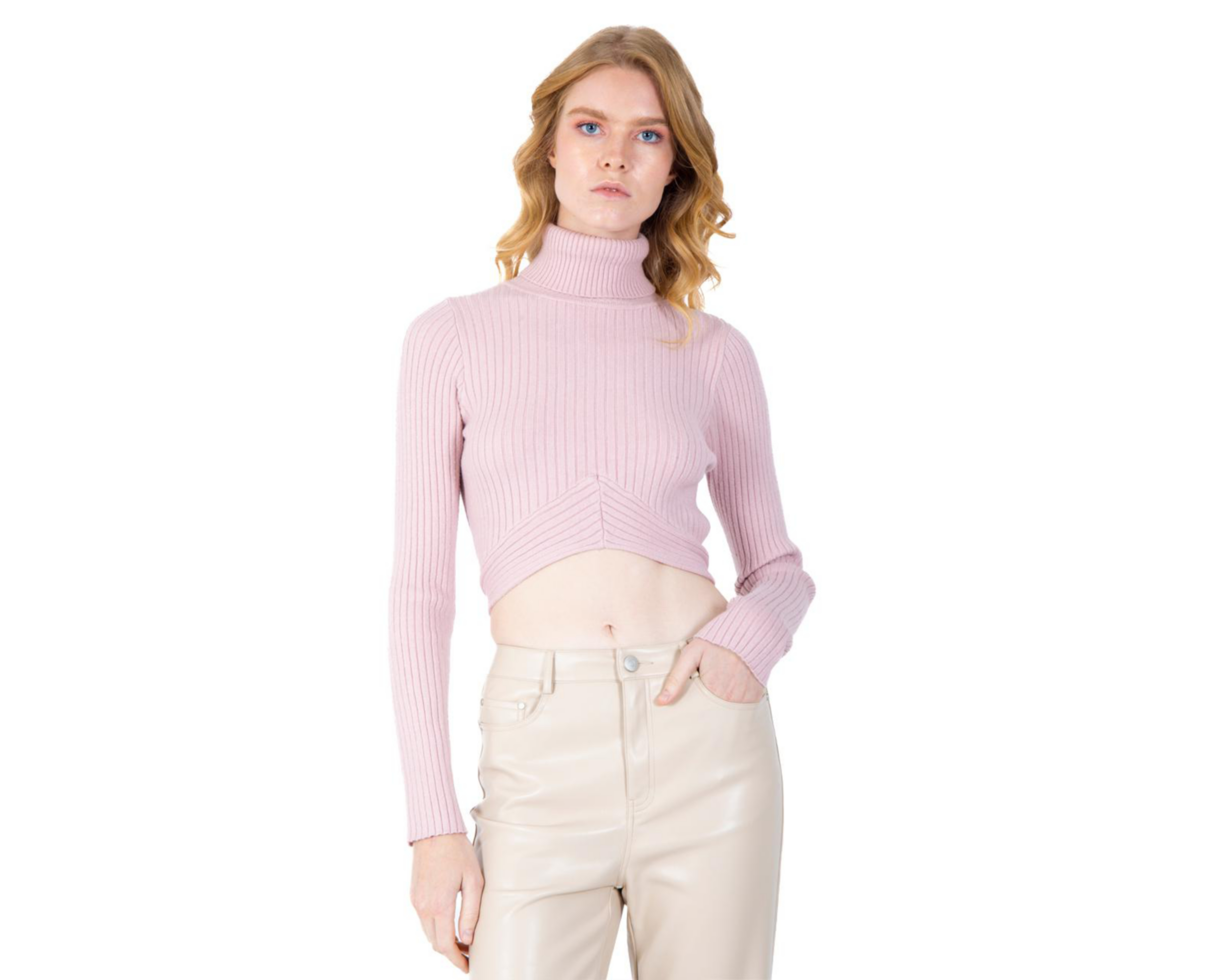 Suéter con Cuello Tortuga Forever 21 para Mujer $320