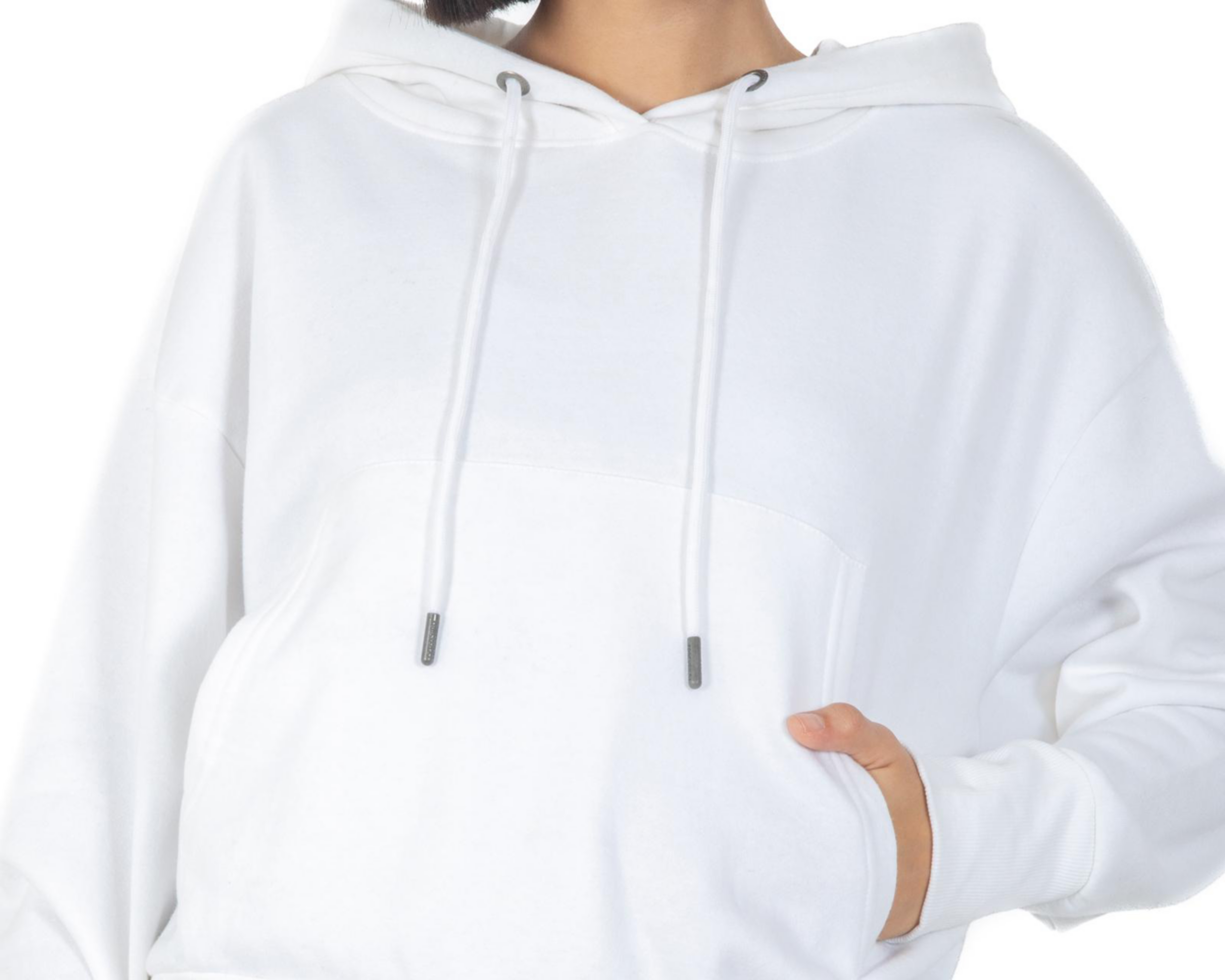 Foto 5 pulgar | Sudadera Blanca Forever 21 para Mujer