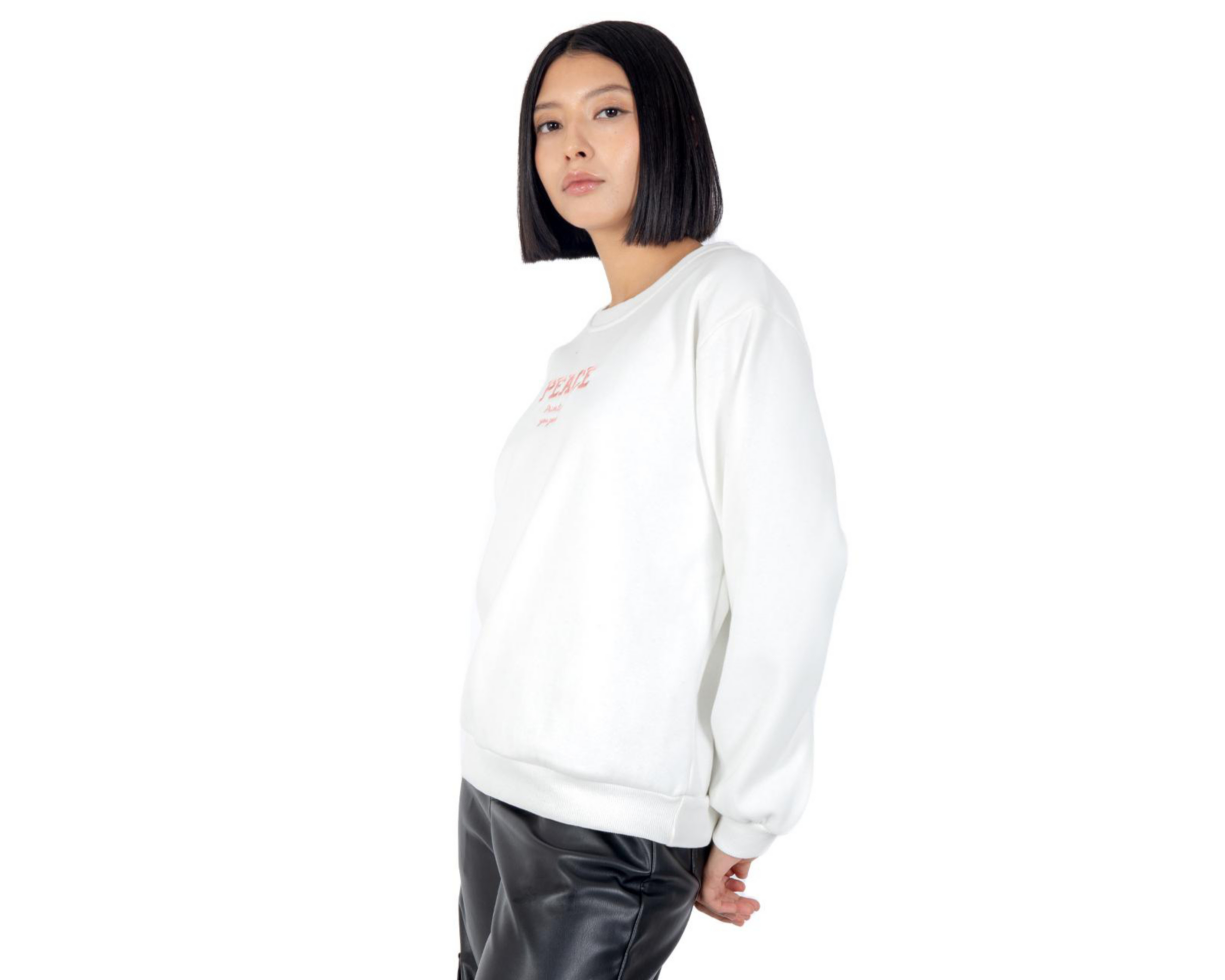 Foto 2 | Sudadera Blanca Forever 21 para Mujer