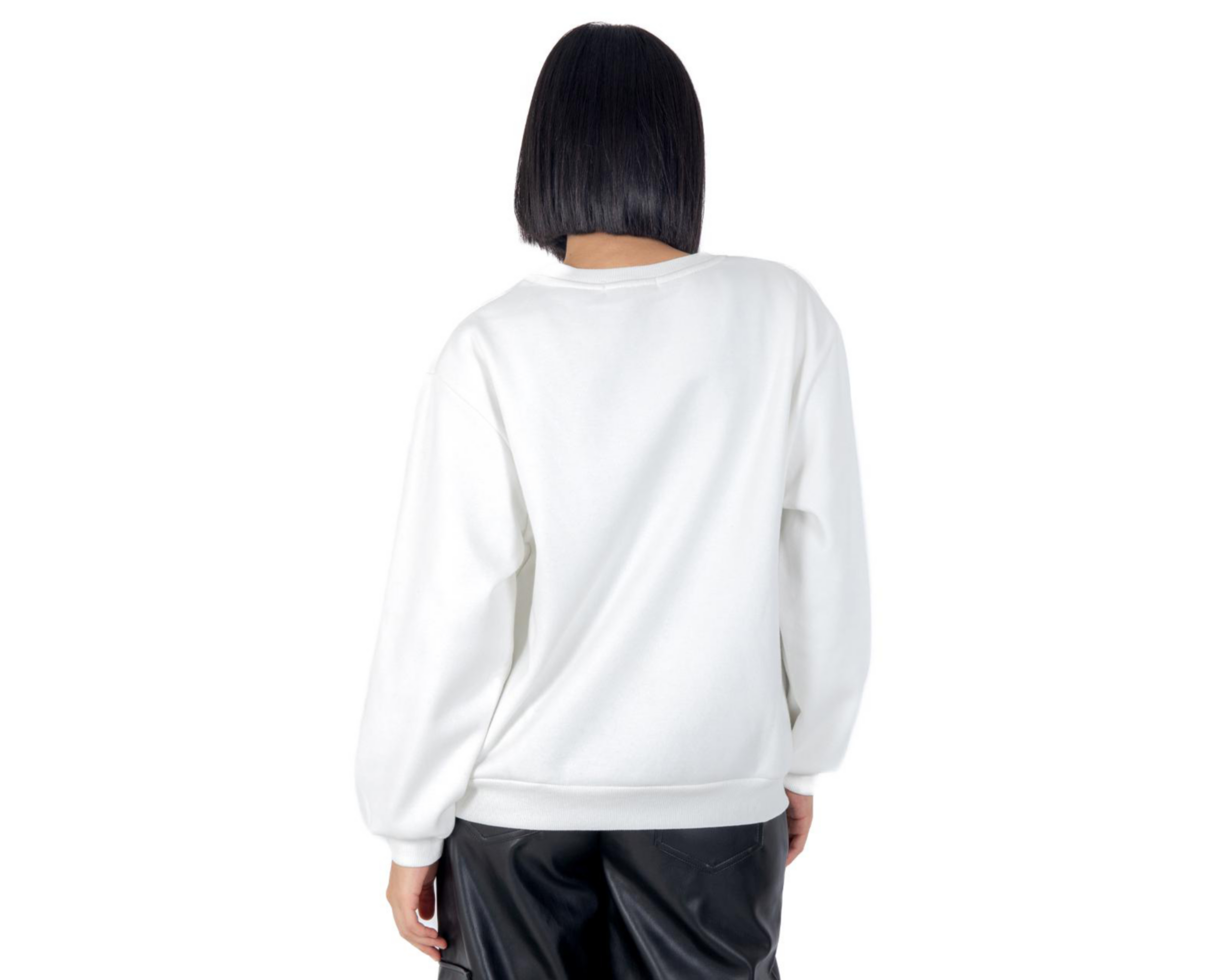 Foto 4 pulgar | Sudadera Blanca Forever 21 para Mujer