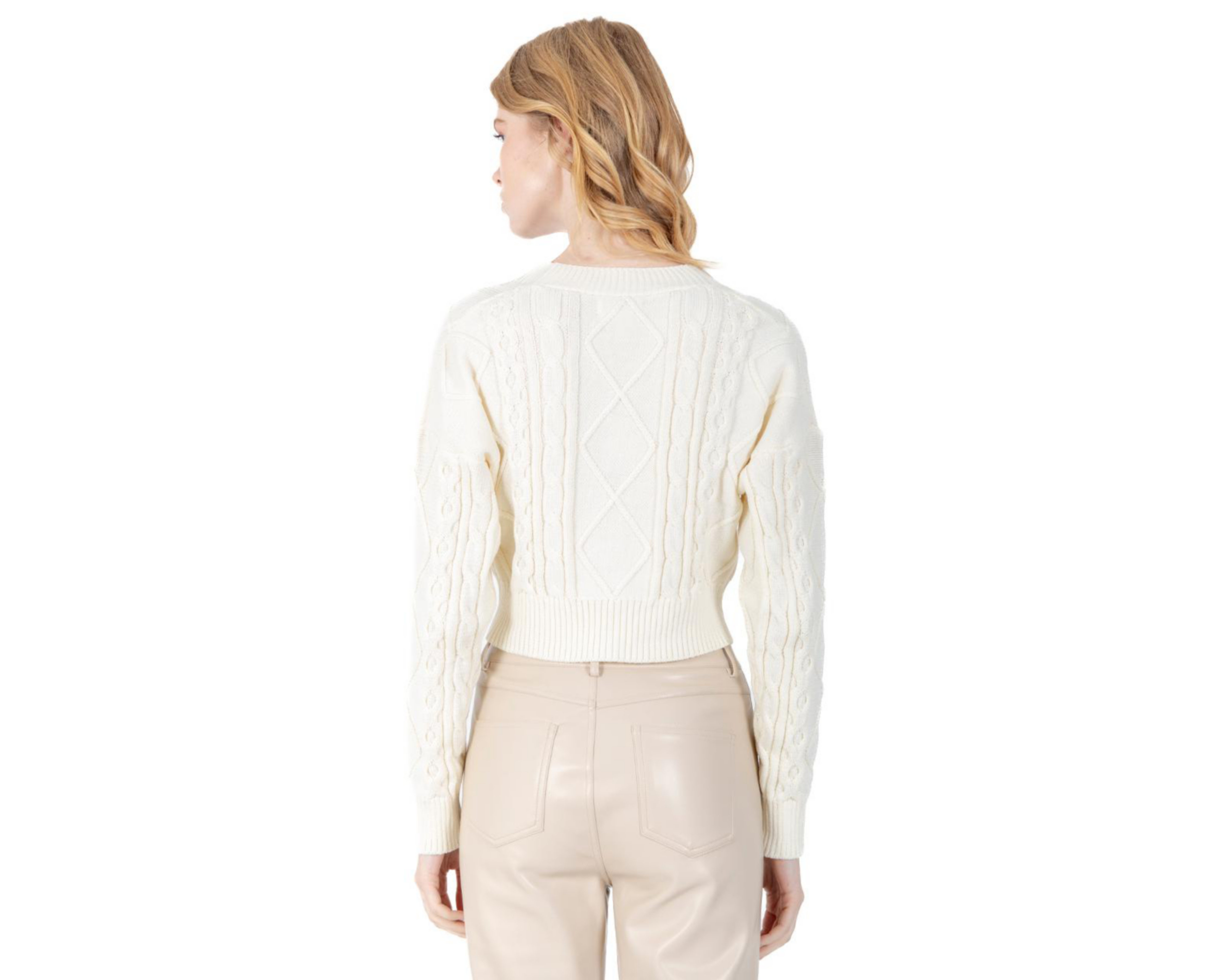 Foto 4 pulgar | Sueter Tejido Forever 21 para Mujer