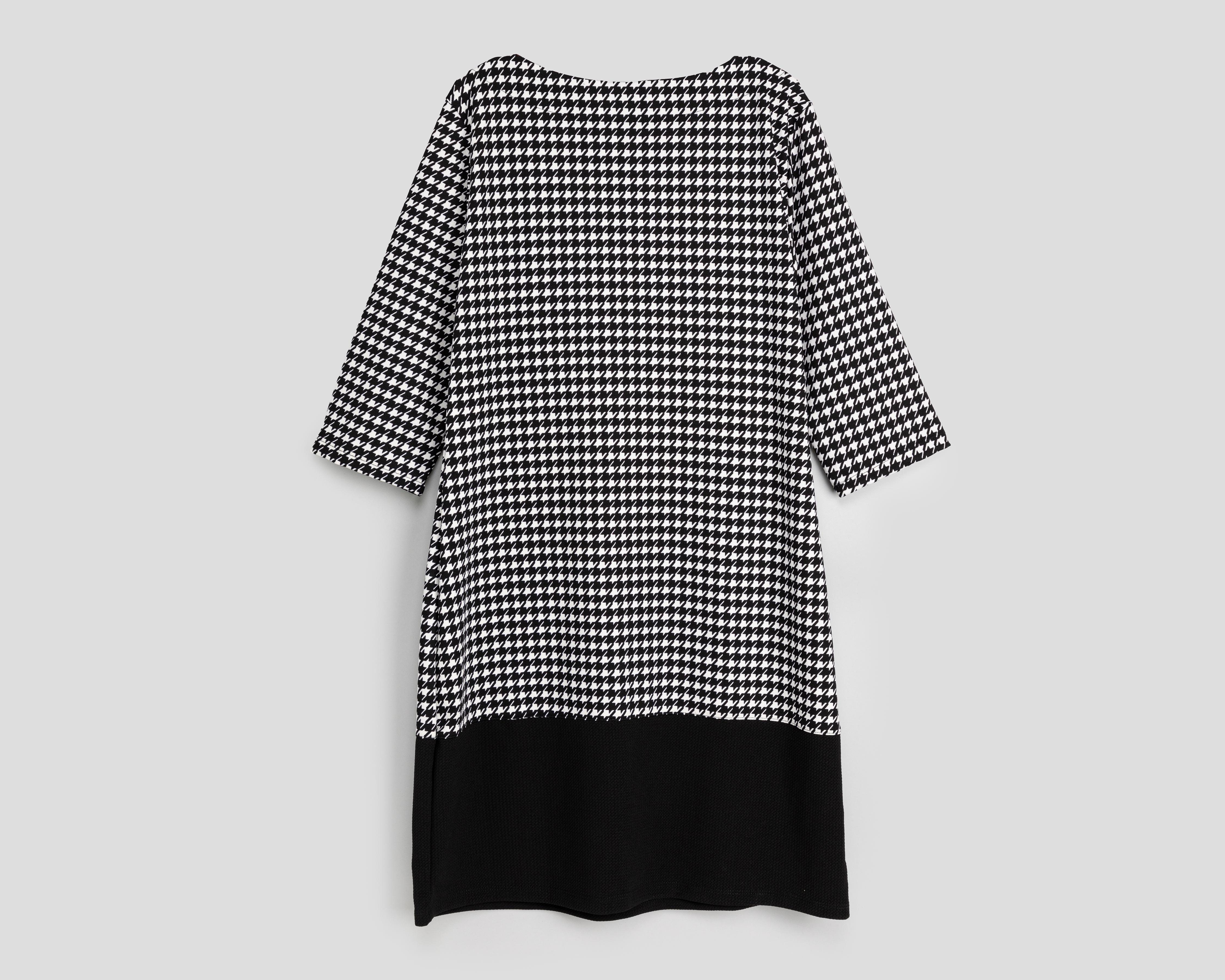 Foto 2 | Vestido Casual Sahara Estampado Cuello Redondo con Collar