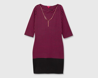 Foto 1 | Vestido Casual Sahara Estampado con Collar