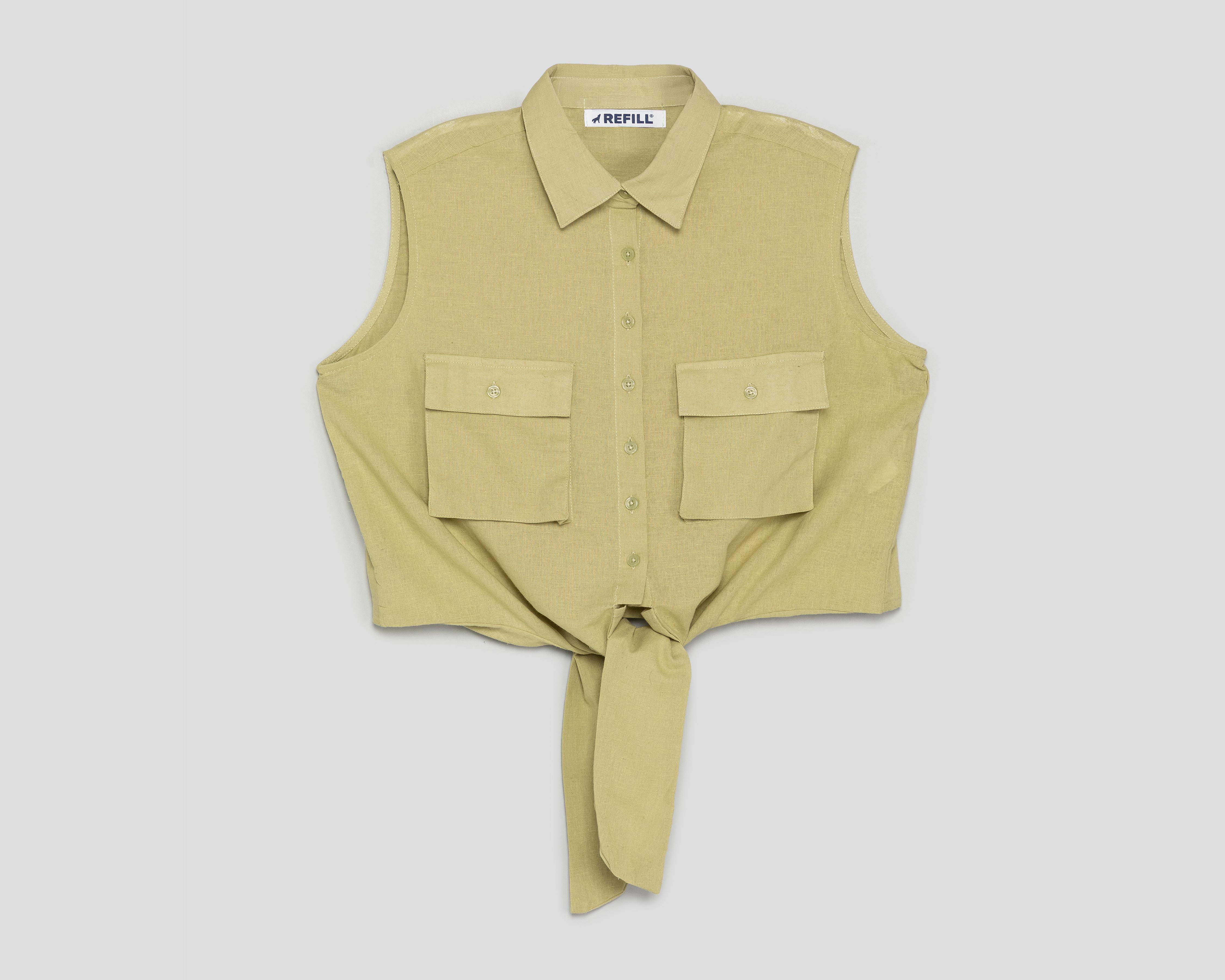 Foto 1 | Blusa con Botones Refill para Mujer