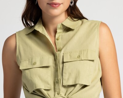 Foto 4 | Blusa con Botones Refill para Mujer