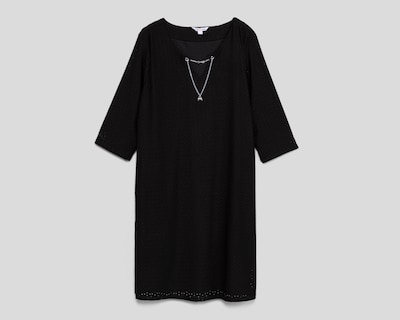 Foto 1 | Vestido Casual Sahara Negro Escote V con Collar