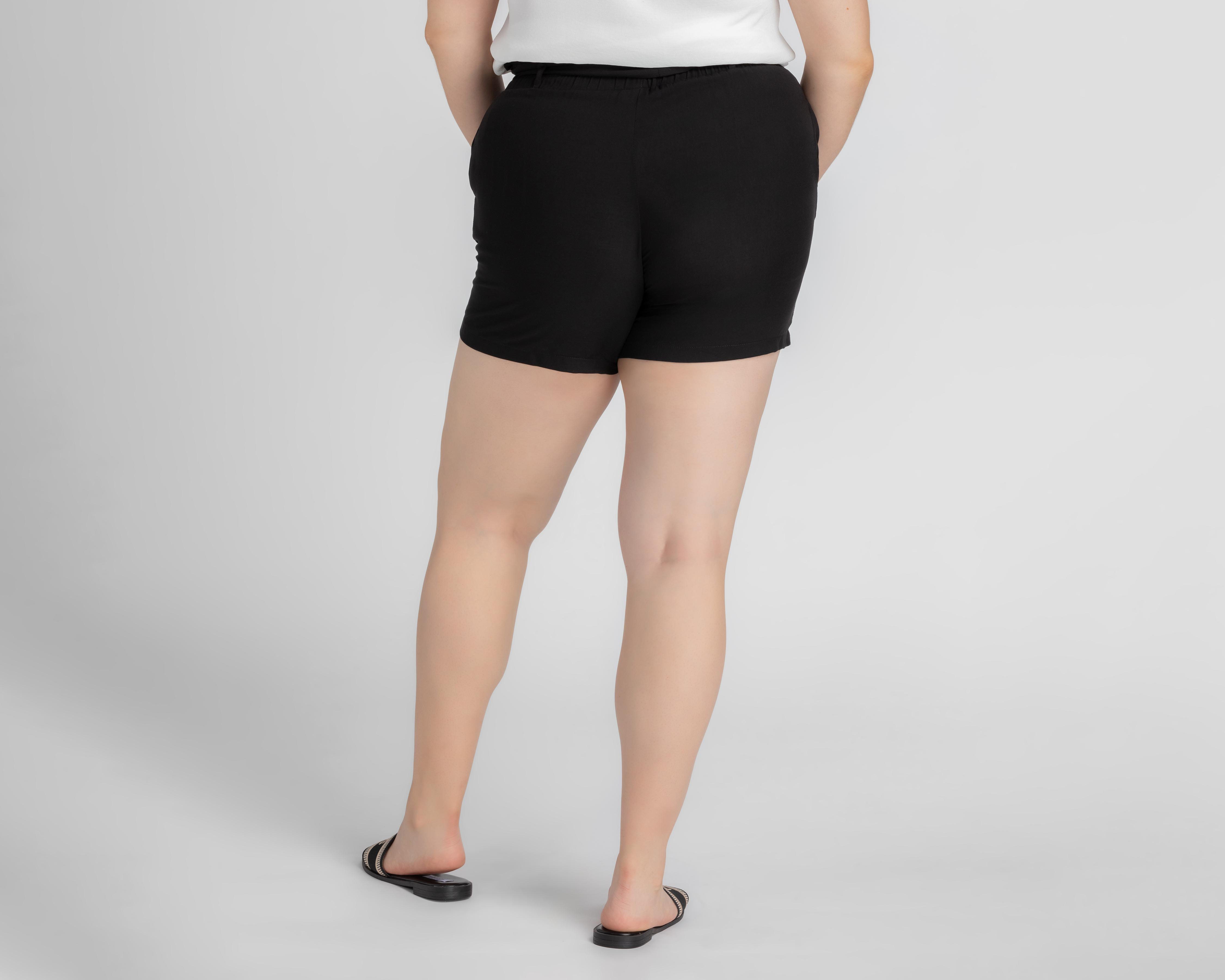 Foto 4 pulgar | Short Sahara Negro