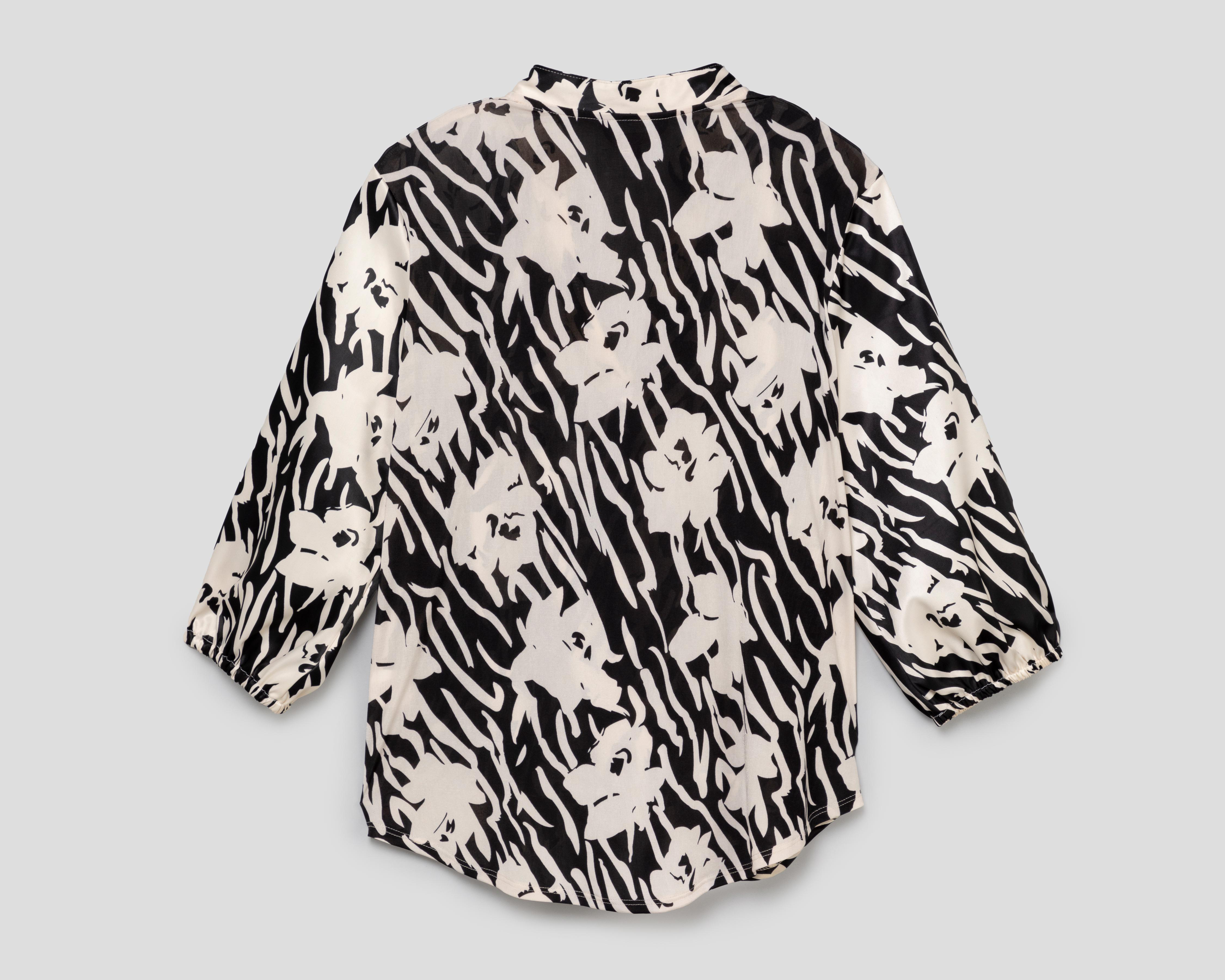 Foto 3 pulgar | Blusa Sahara Estampado para Mujer