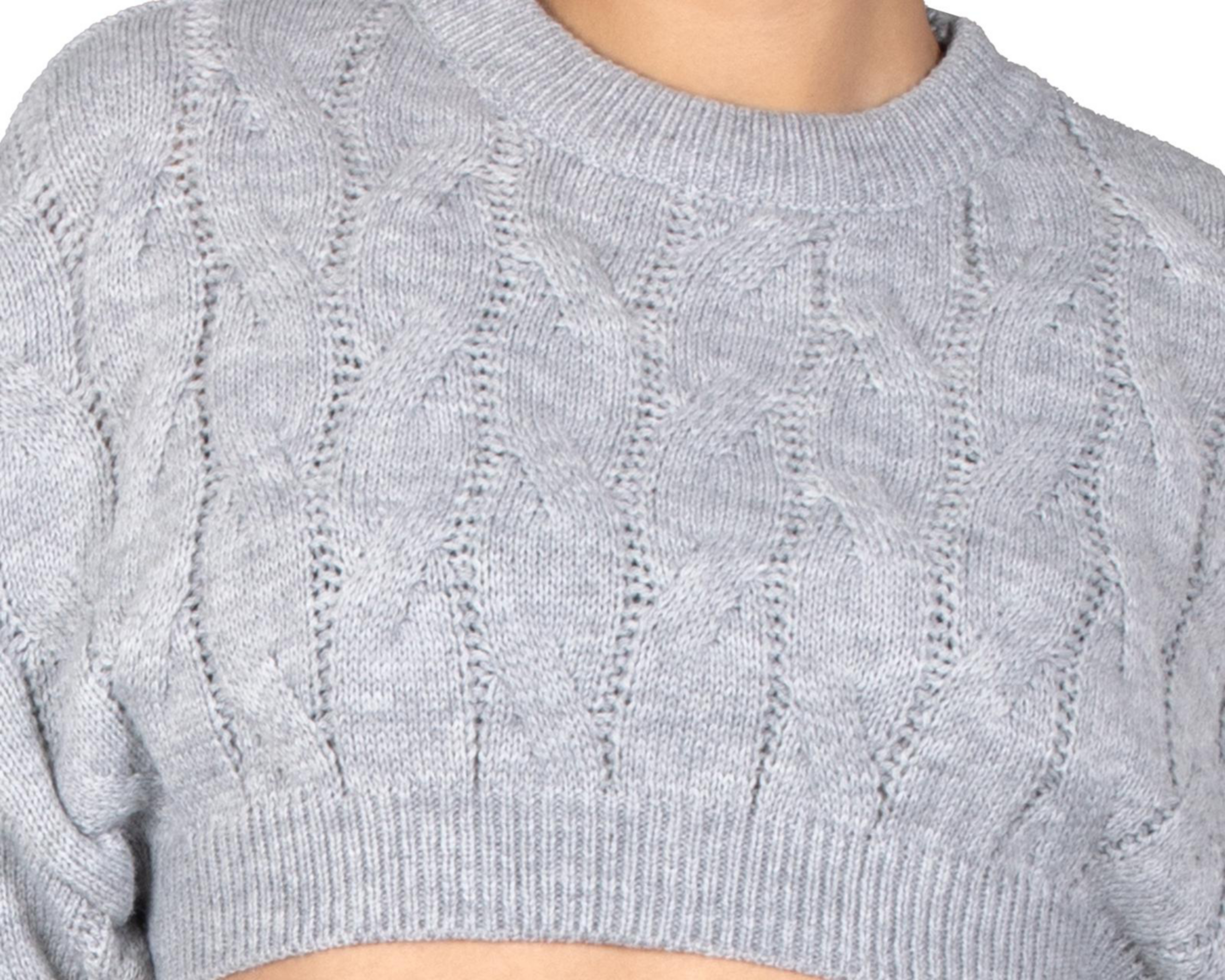 Foto 5 pulgar | Suéter Gris Forever 21 para Mujer