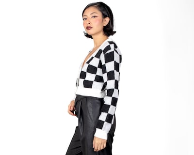 Foto 2 | Suéter a Cuadros Forever 21 para Mujer