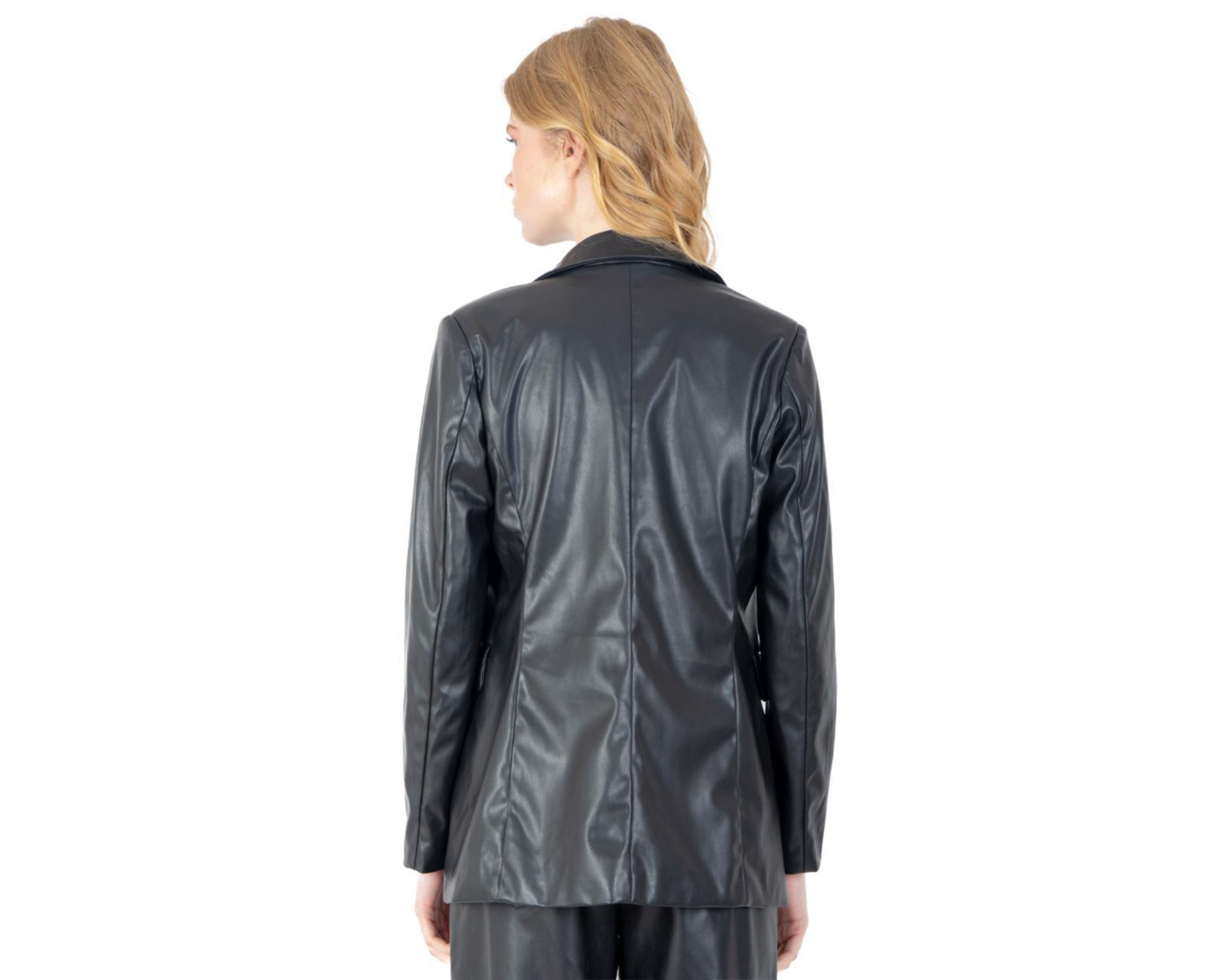 Foto 3 | Blazer Negro Forever 21 para Mujer