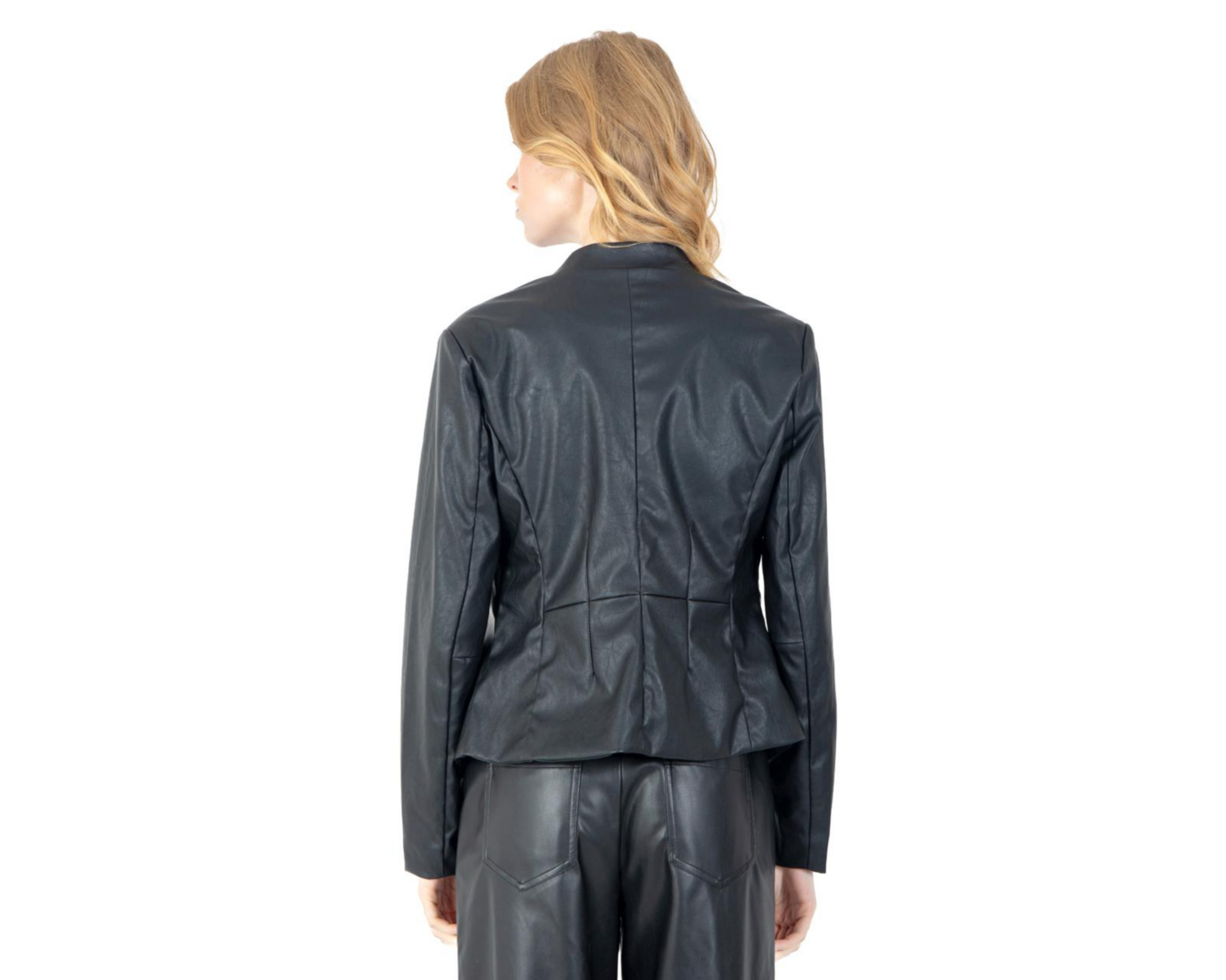 Foto 3 | Blazer Negro Forever 21 para Mujer