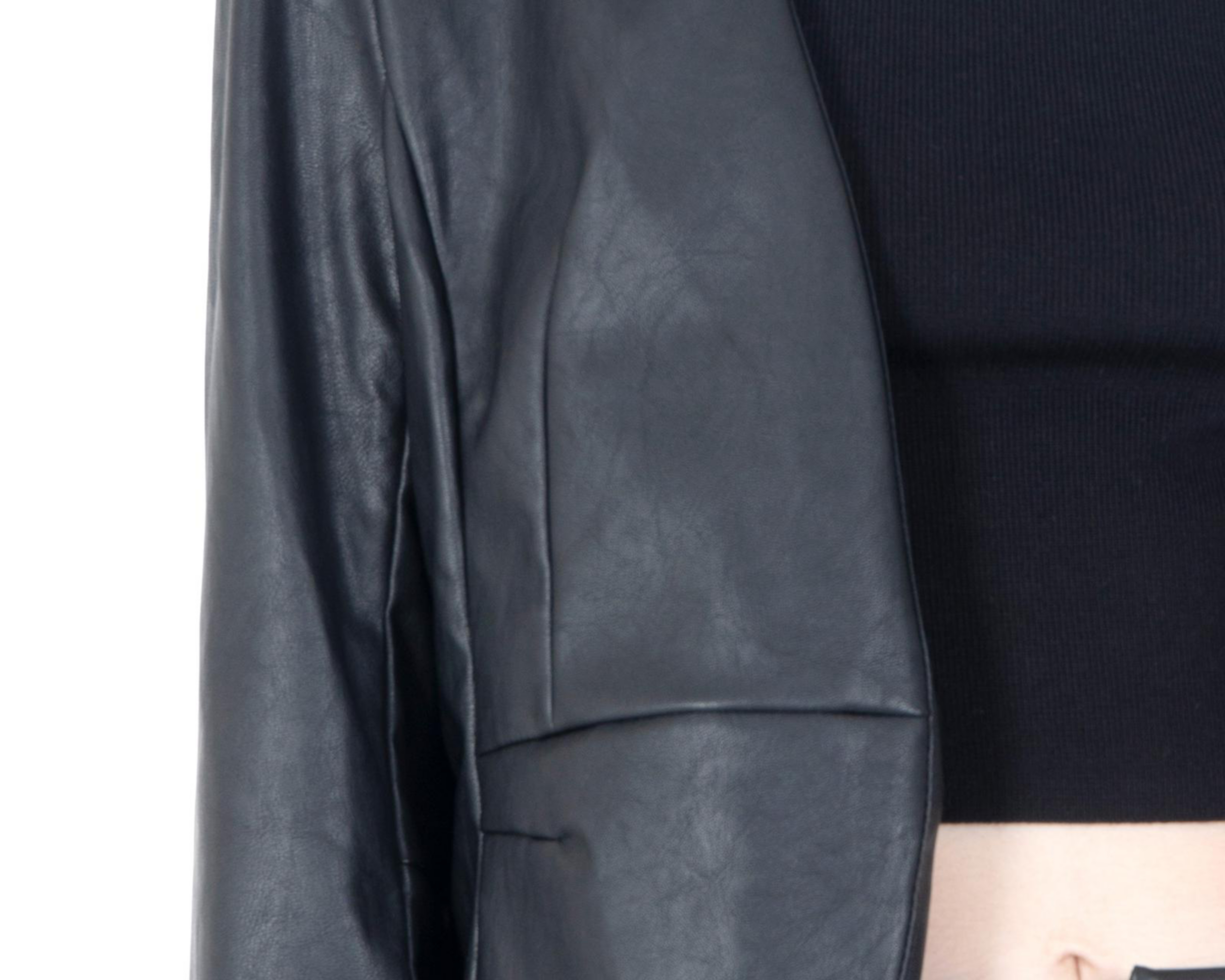 Foto 4 | Blazer Negro Forever 21 para Mujer