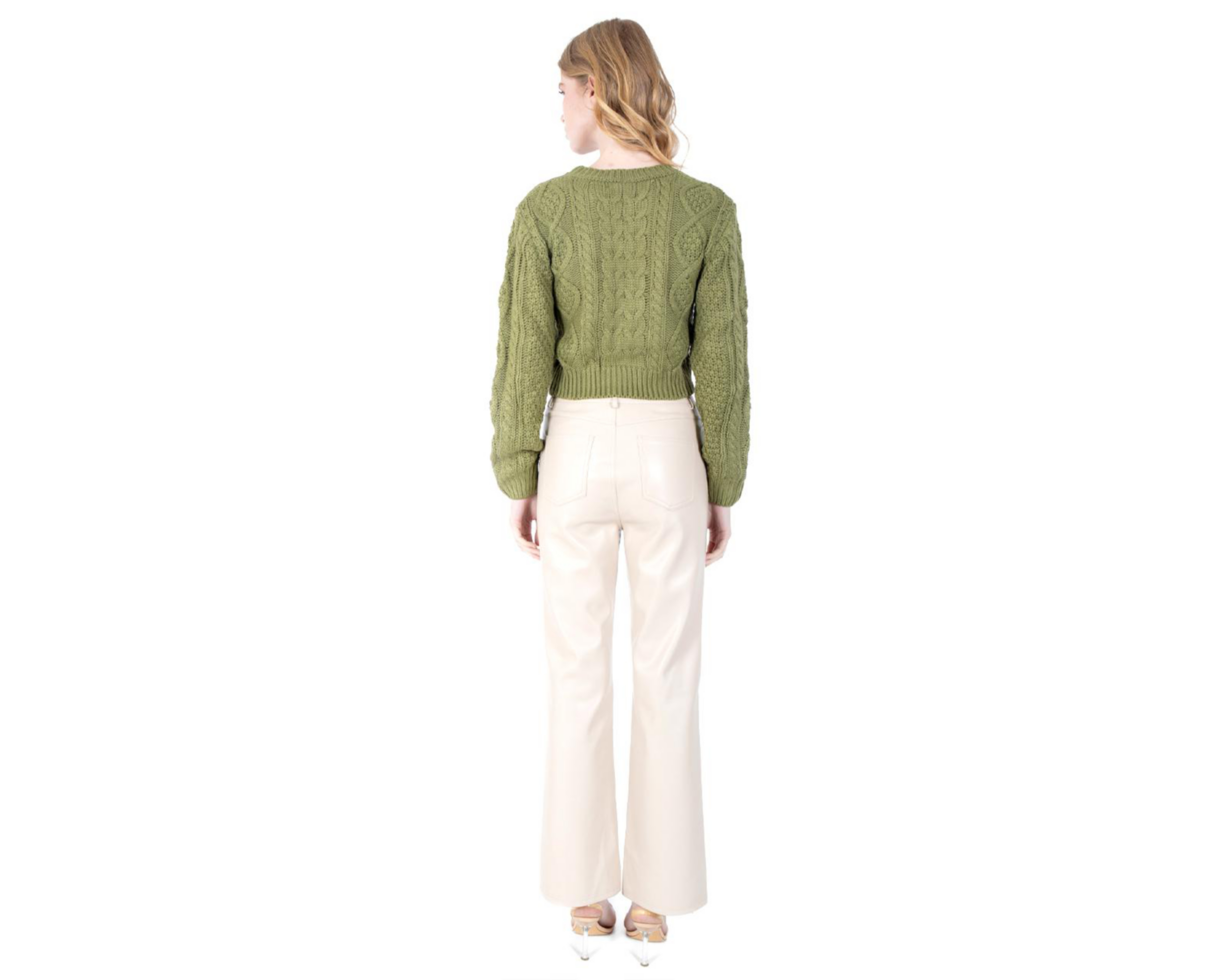 Foto 4 pulgar | Pantalón Forever 21 Beige para Mujer