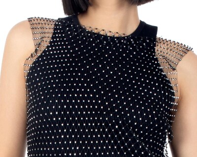 Foto 4 | Vestido Casual Forever 21 de Red con Pedrería