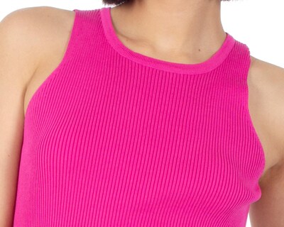 Foto 4 | Top Crop Forever 21 Rosa para Mujer