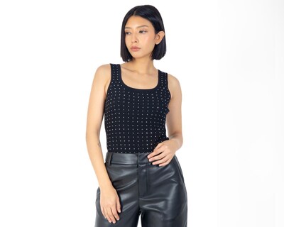 Foto 1 | Top Crop Forever 21 Negro para Mujer