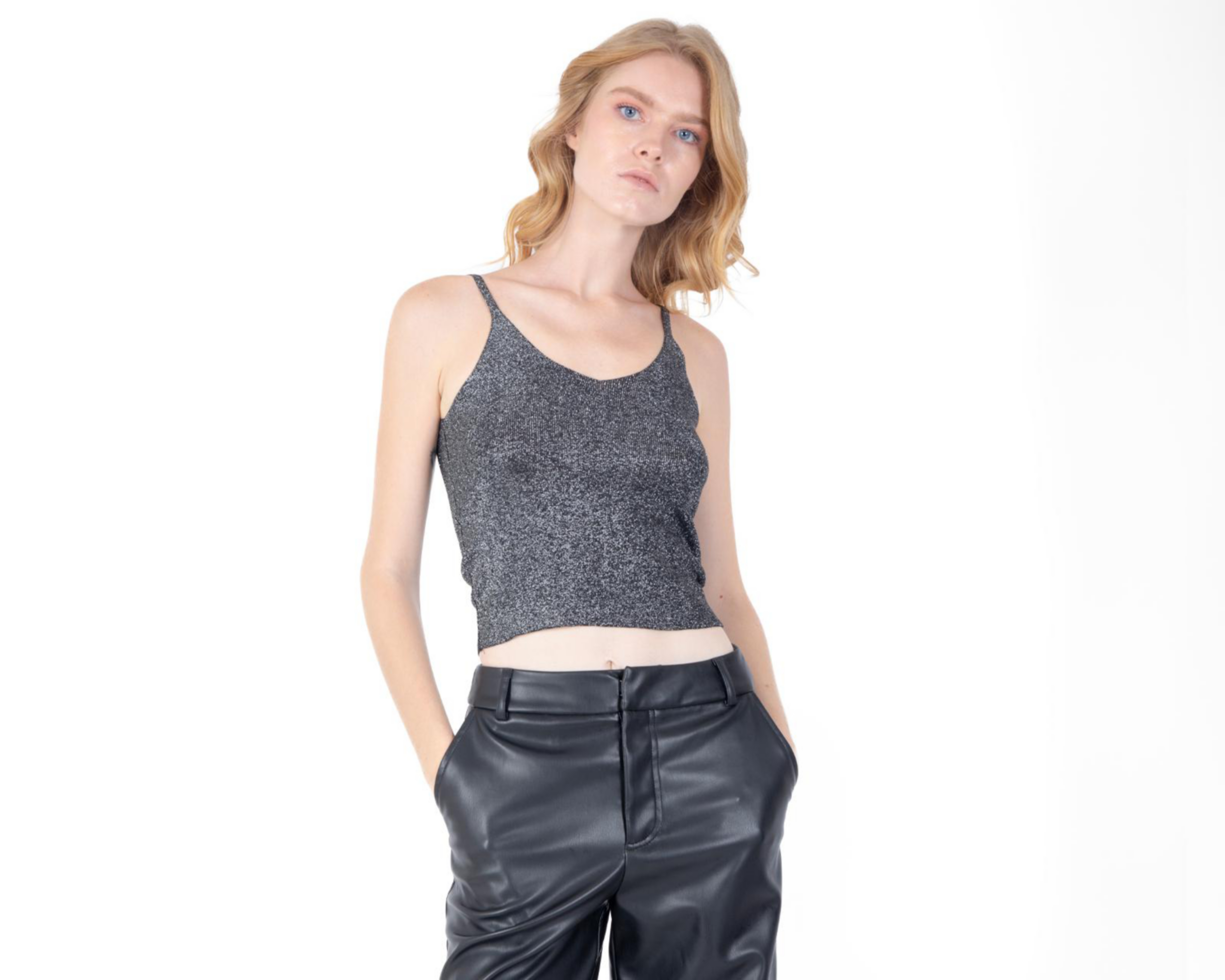Playera Forever 21 Plateada para Mujer $159
