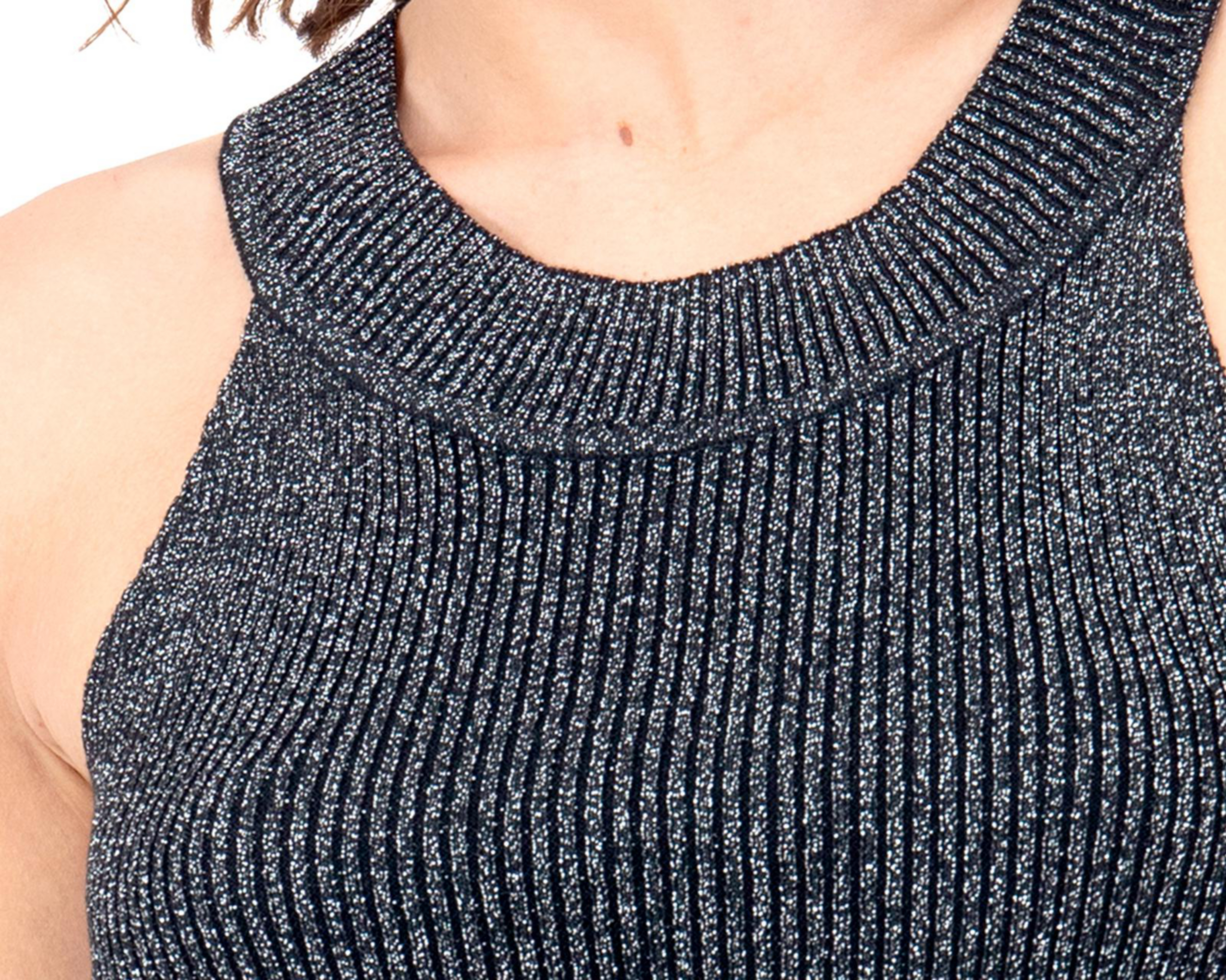 Foto 5 pulgar | Top Crop Forever 21 Plateado para Mujer