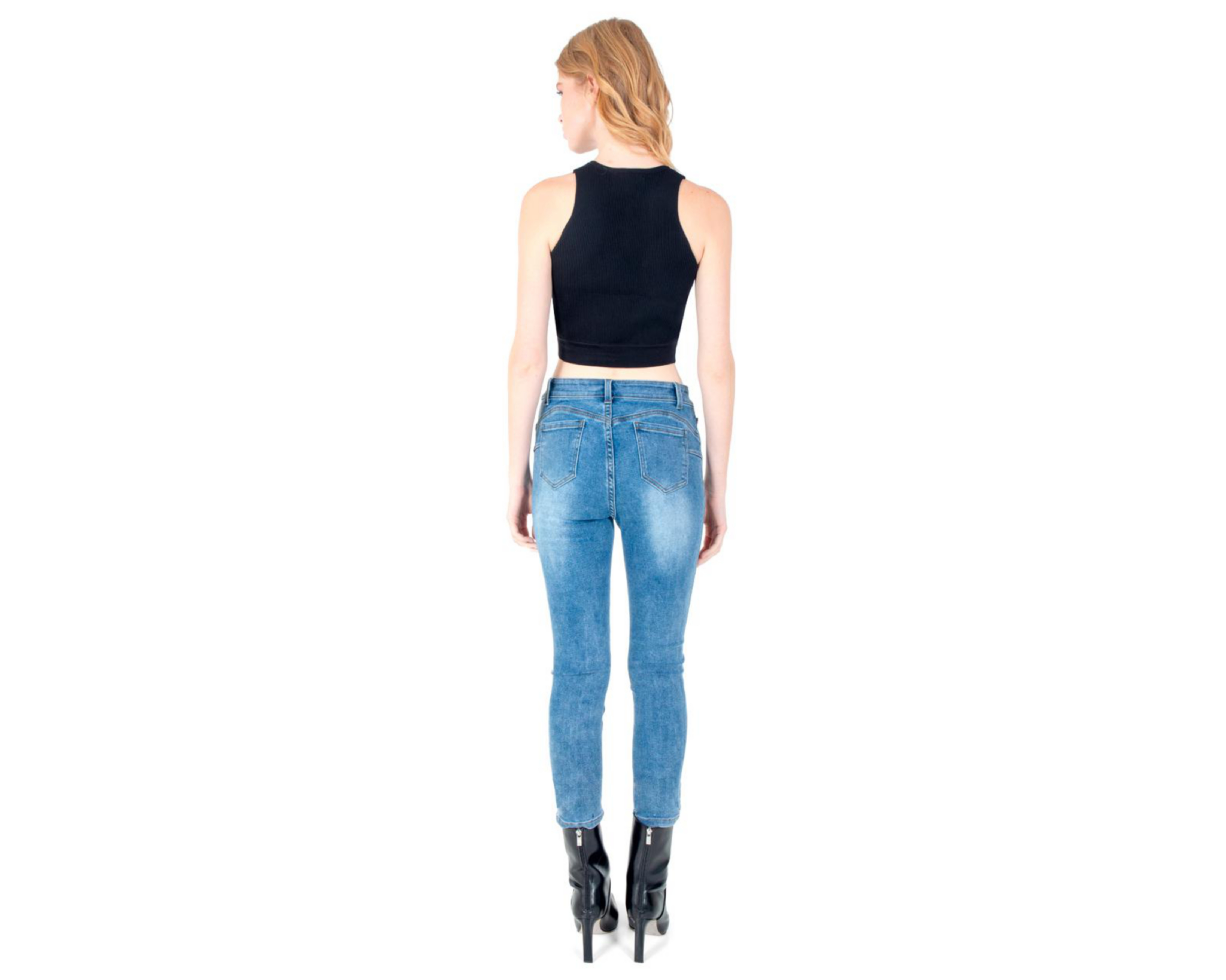 Foto 4 pulgar | Jeans Skinny Forever 21 para Mujer