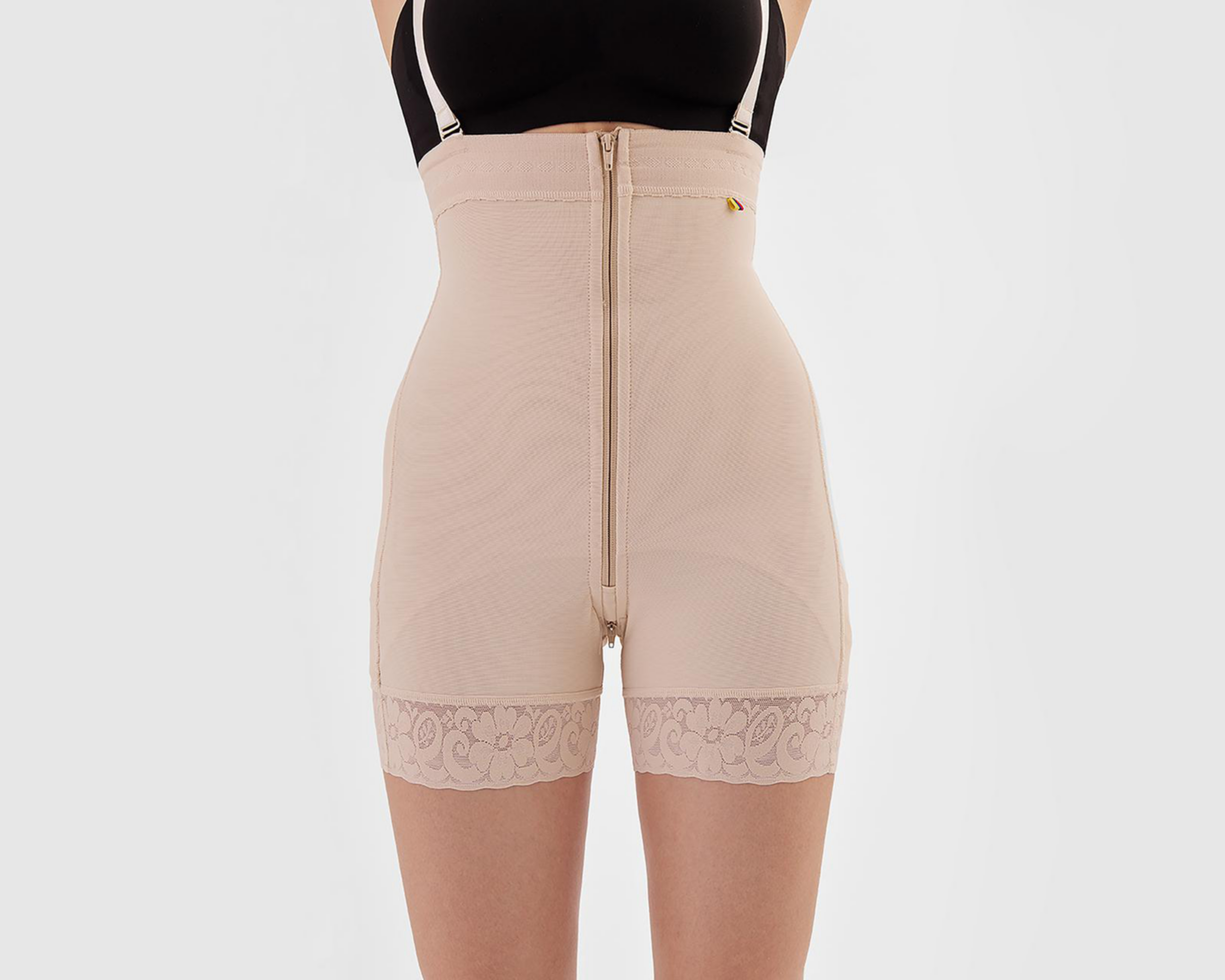 Foto 4 | Body Bóxer Lanude con Encaje para Mujer