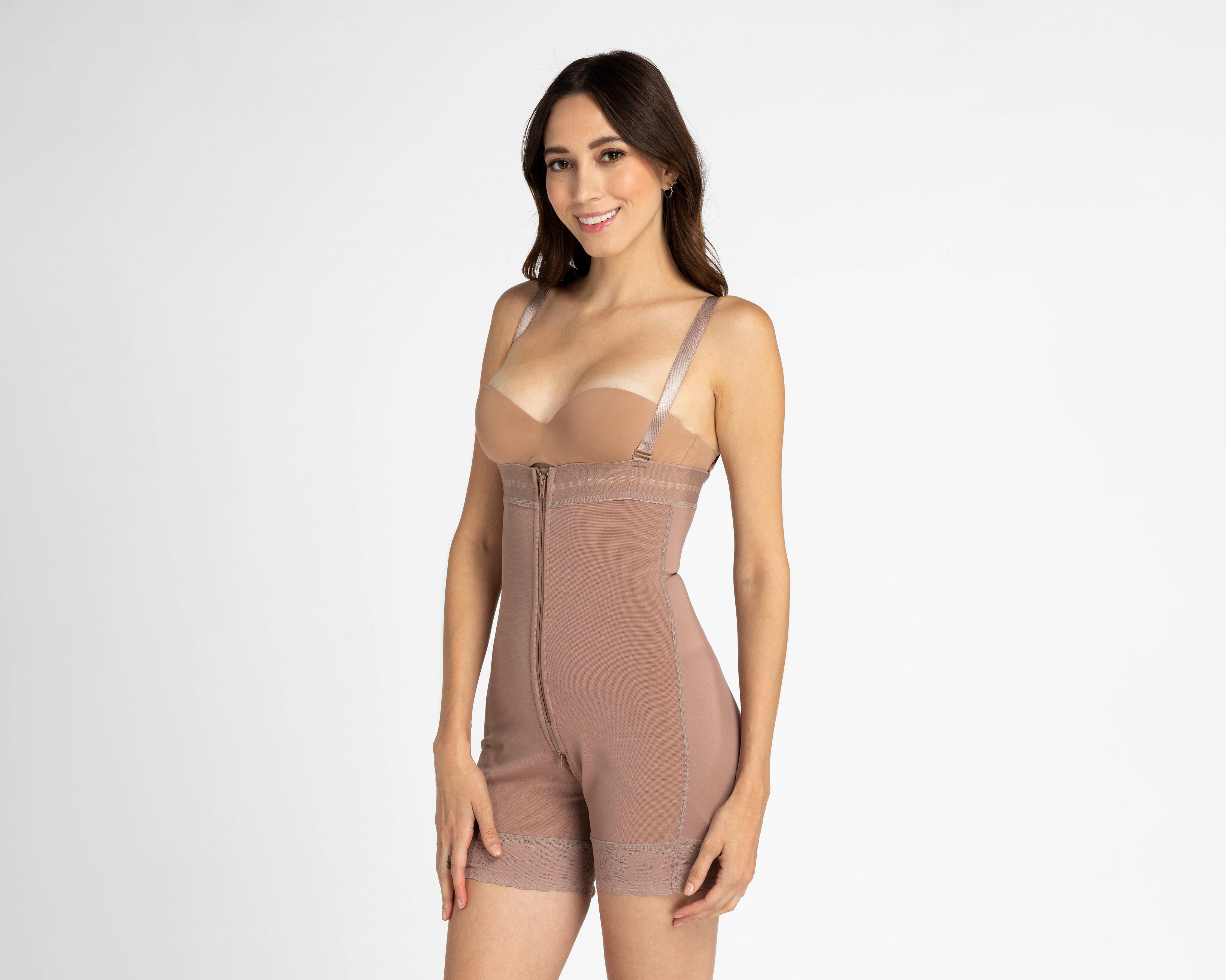 Foto 1 | Body con Control Lanude con Cierre para Mujer