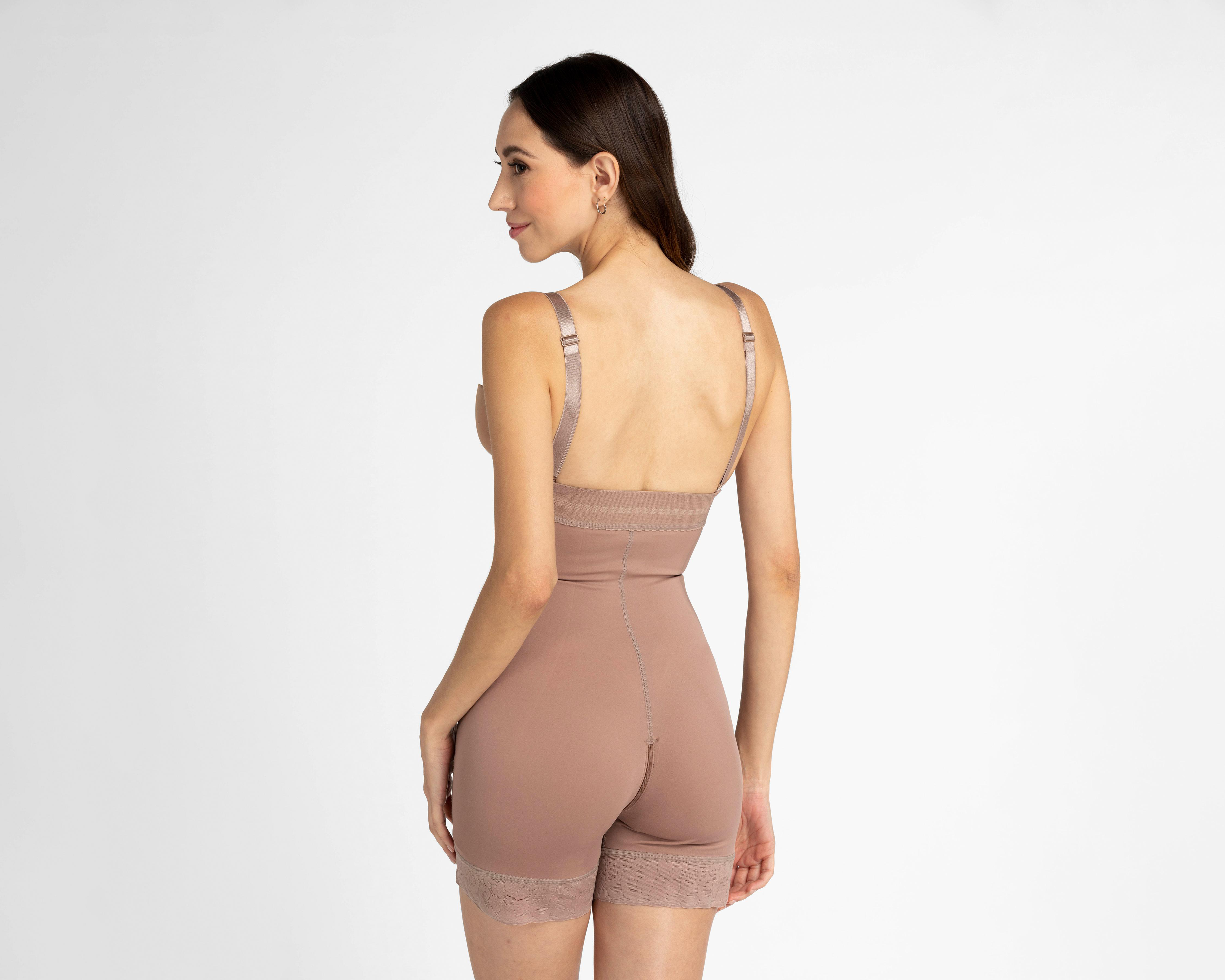 Foto 3 pulgar | Body con Control Lanude con Cierre para Mujer