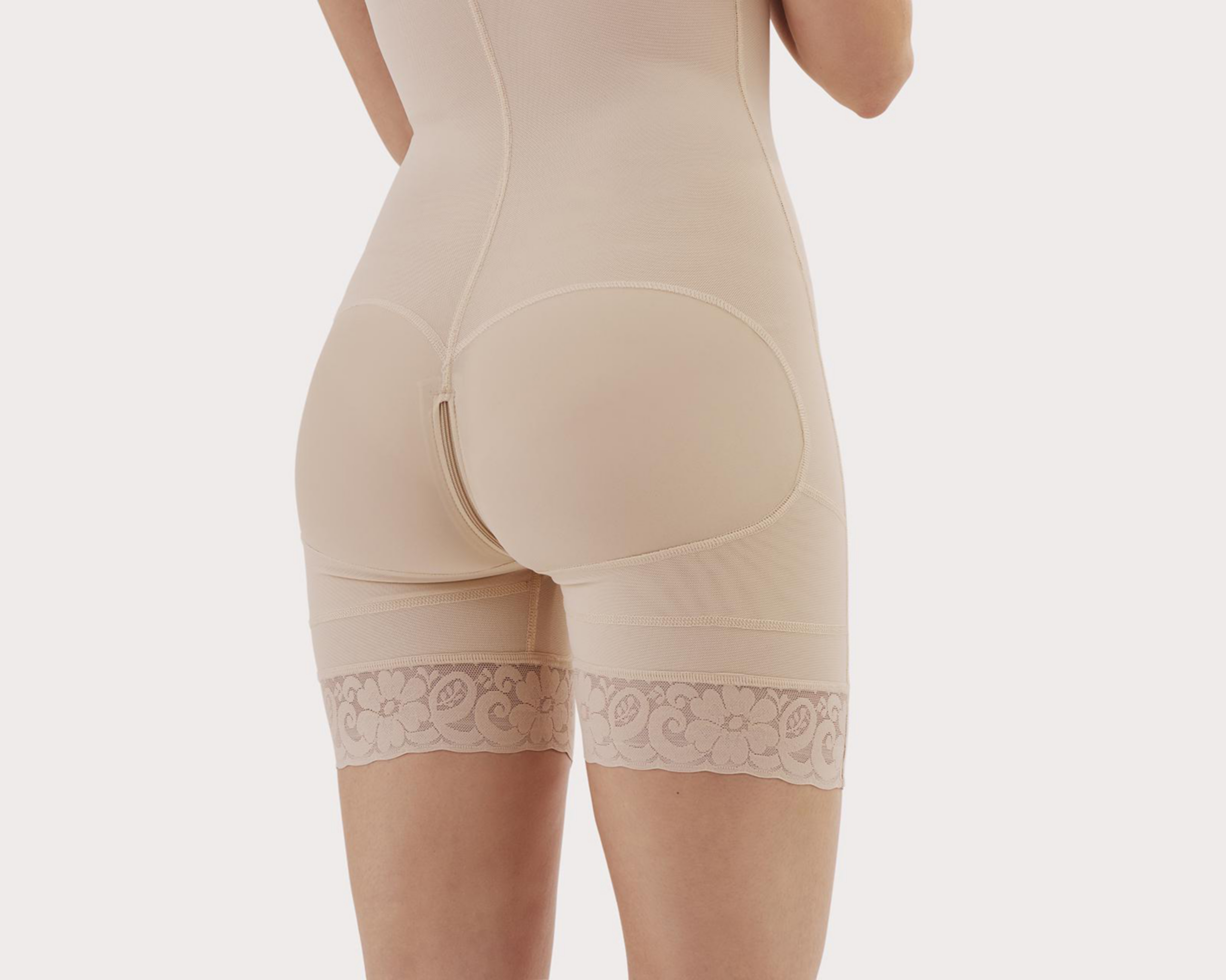 Foto 5 pulgar | Body Bóxer Lanude con Encaje para Mujer