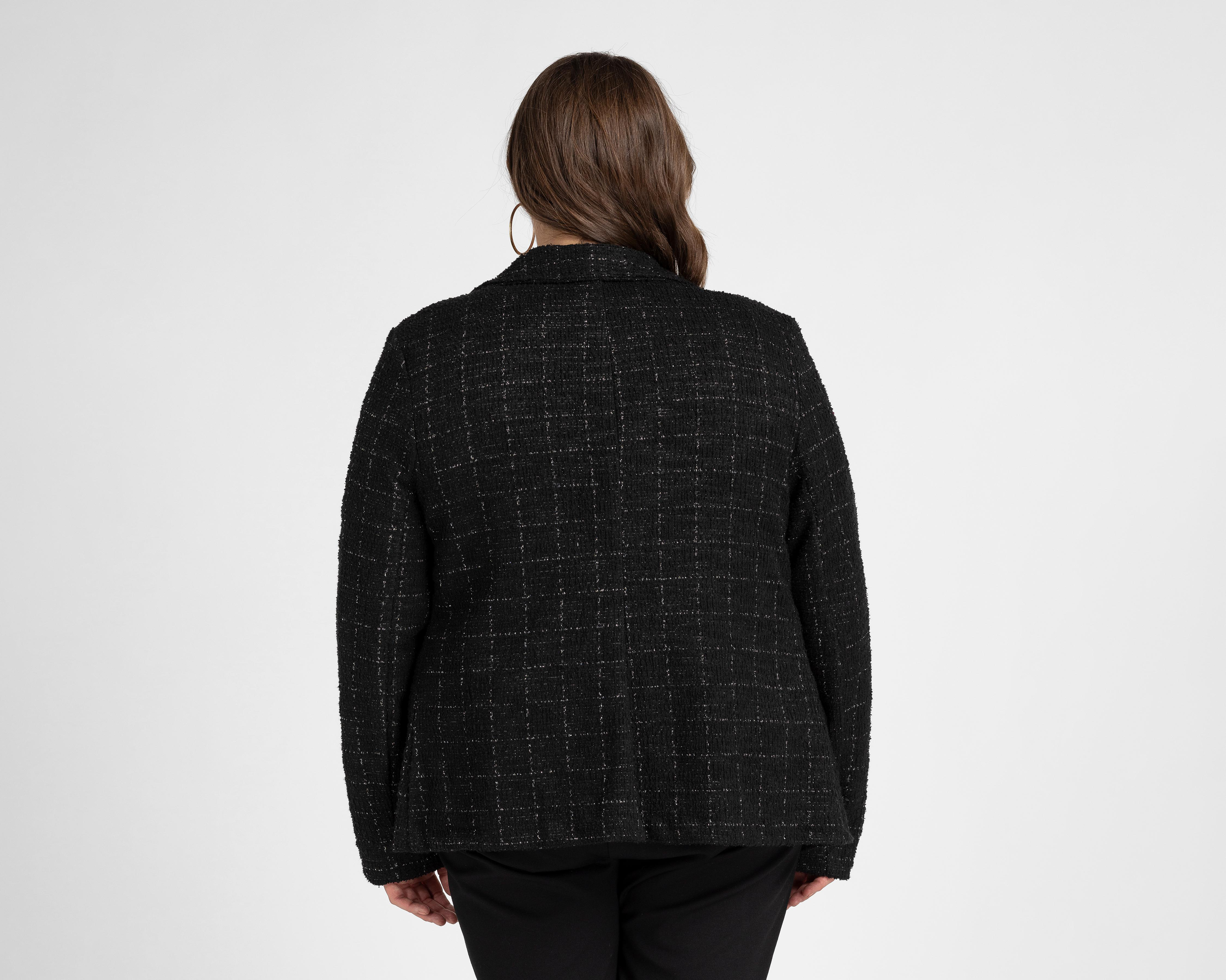 Foto 4 pulgar | Saco Negro Sahara para Mujer
