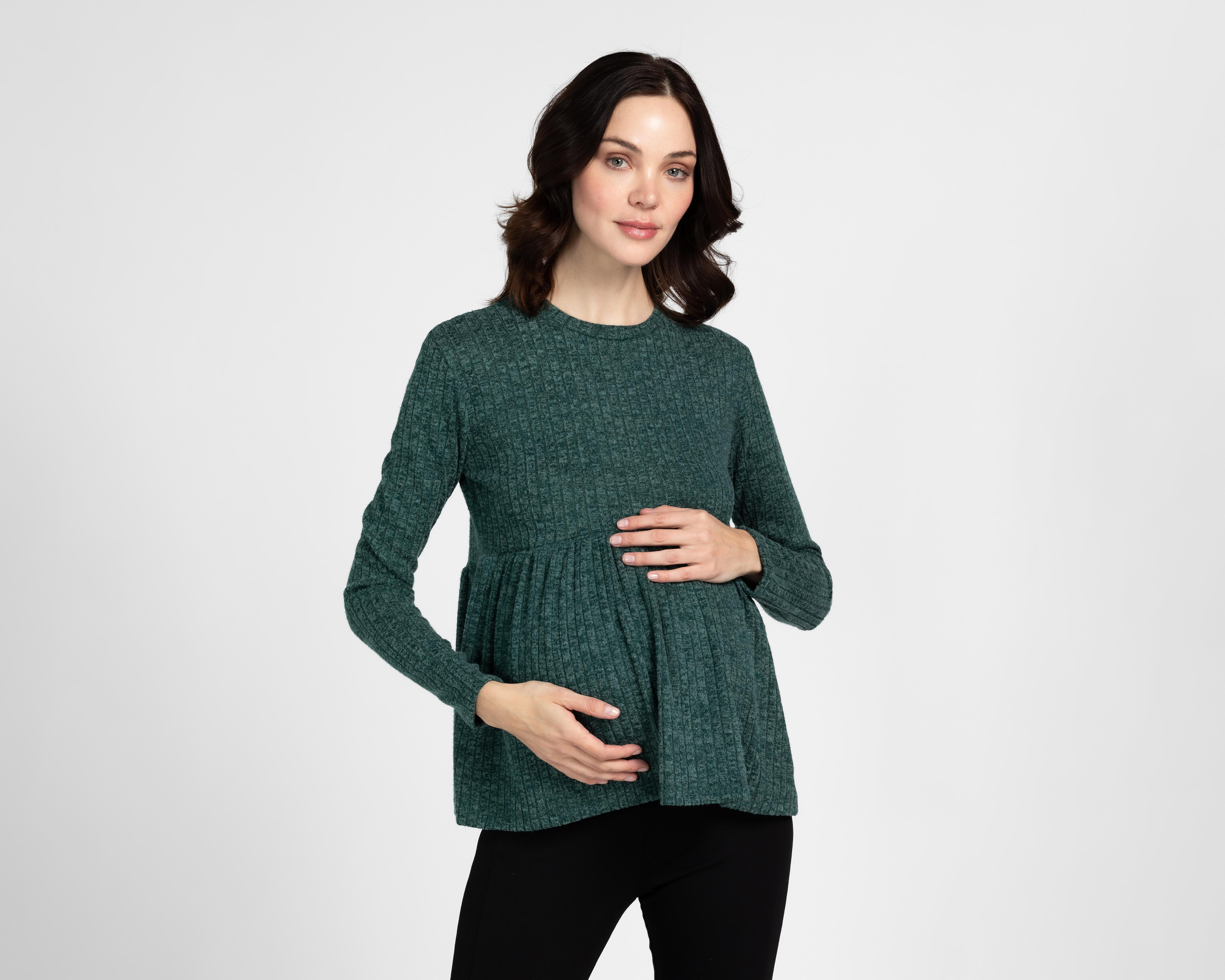 Foto 2 pulgar | Blusa de Maternidad Mamá Bella Verde