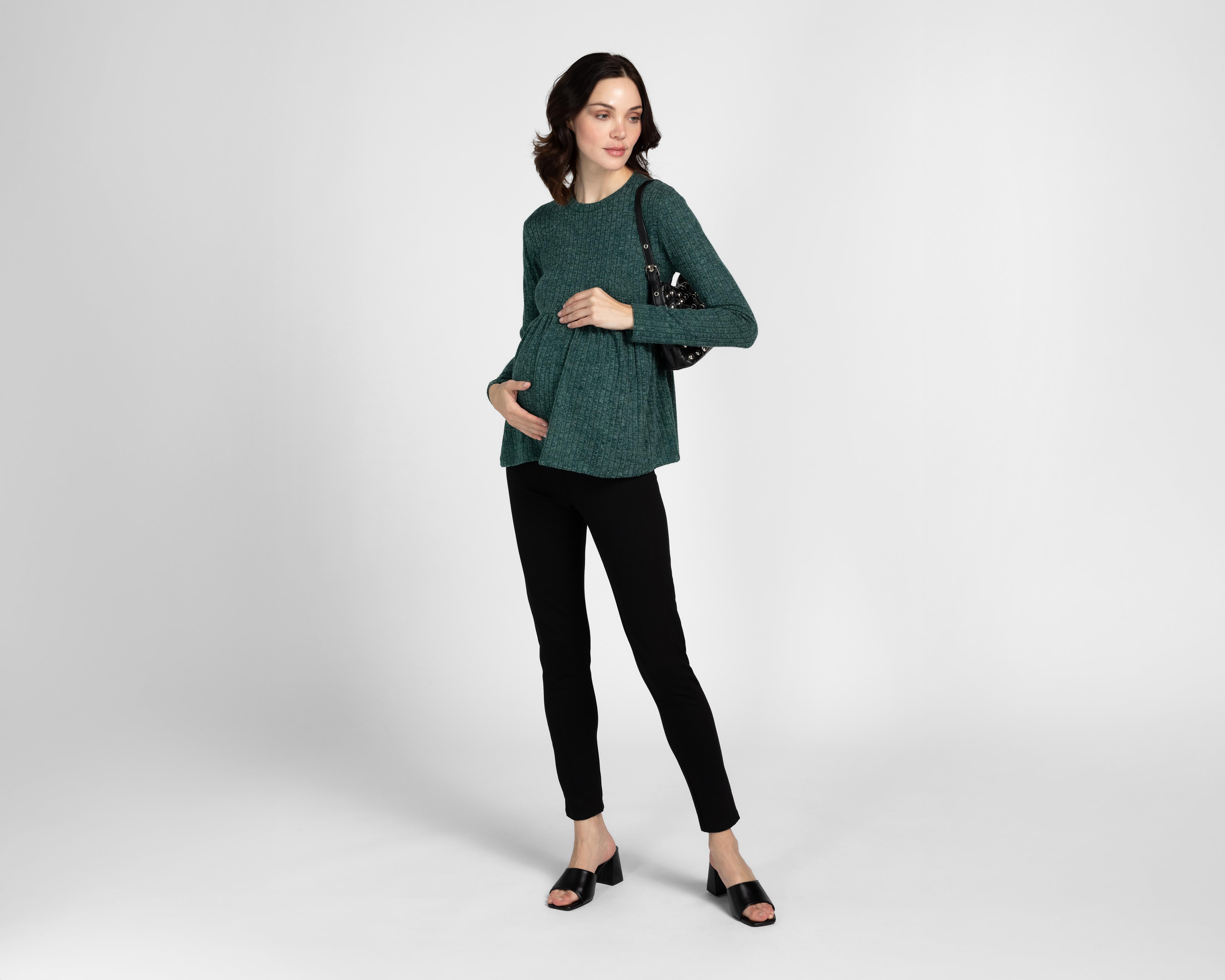 Foto 3 pulgar | Blusa de Maternidad Mamá Bella Verde