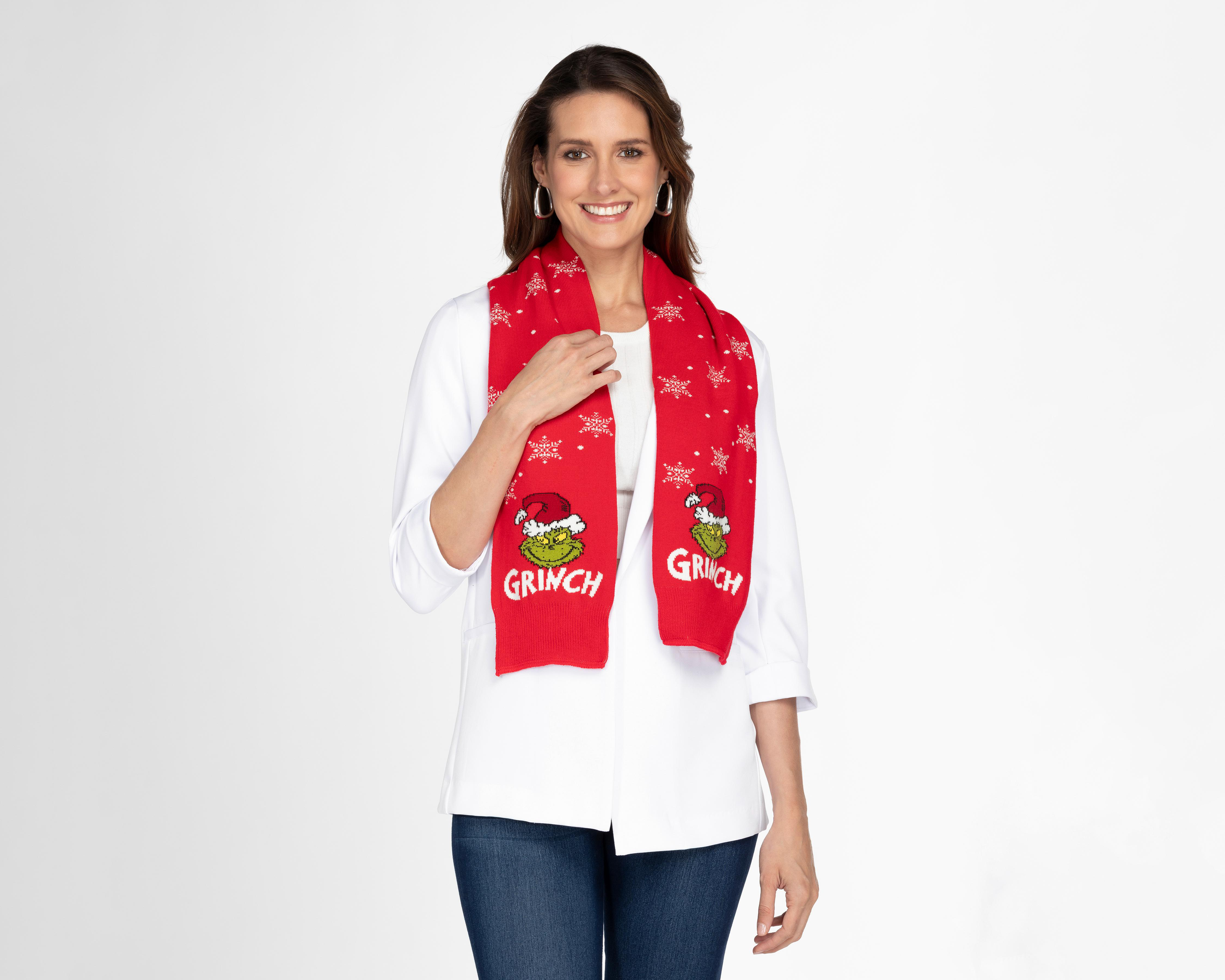 Foto 5 pulgar | Bufanda Dr. Seuss Grinch para Mujer