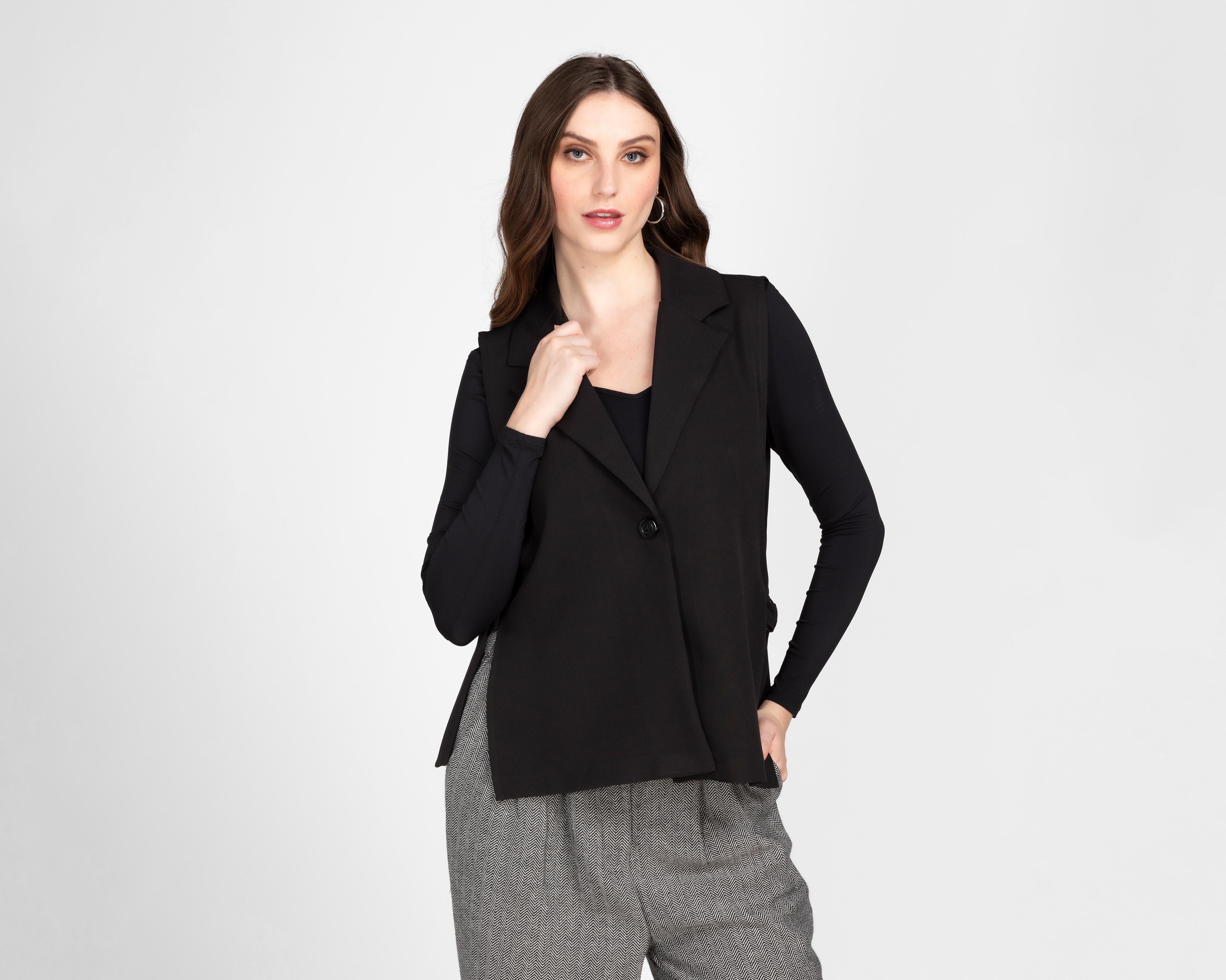 Foto 1 | Chaleco Negro Sahara para Mujer