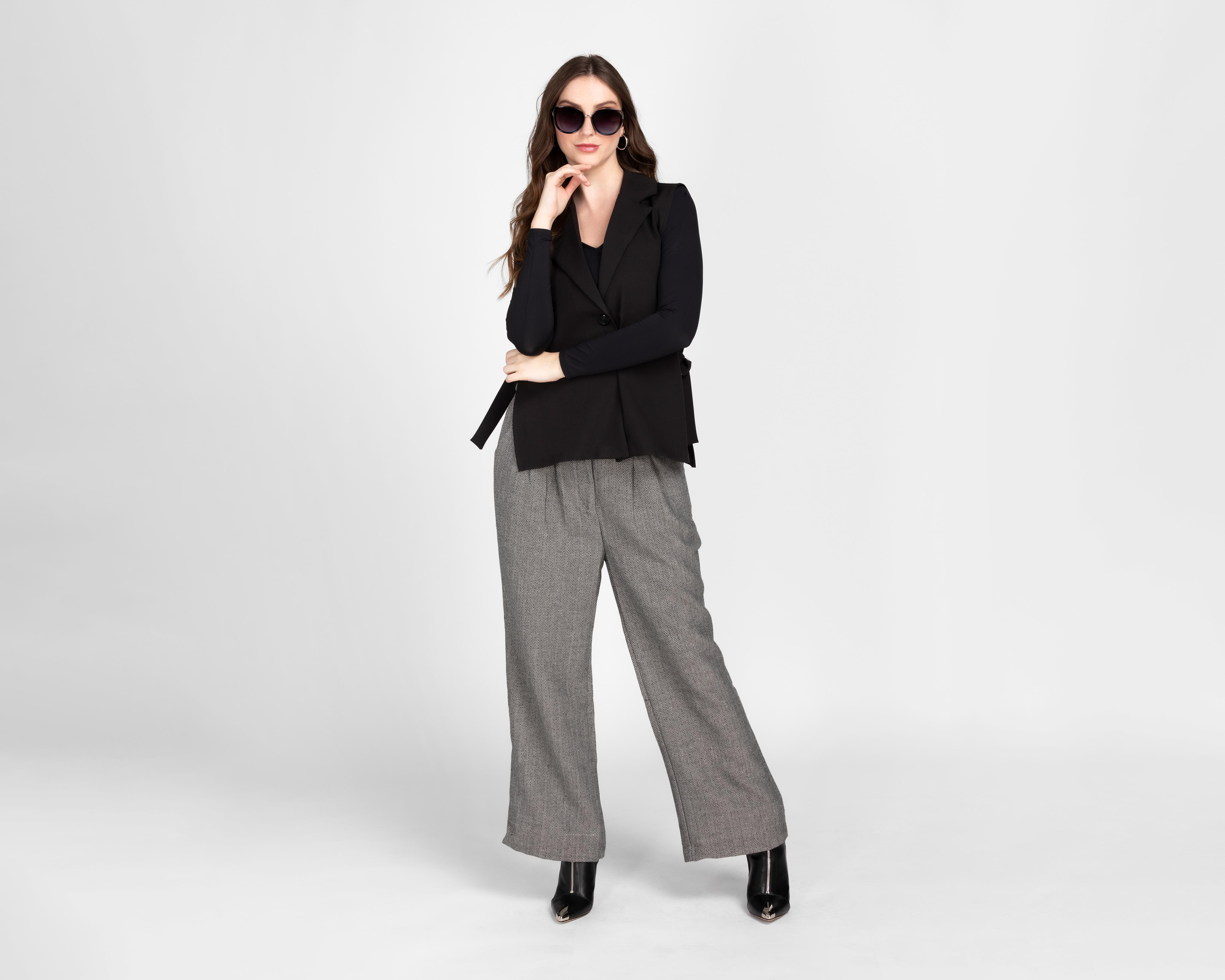 Foto 2 | Chaleco Negro Sahara para Mujer