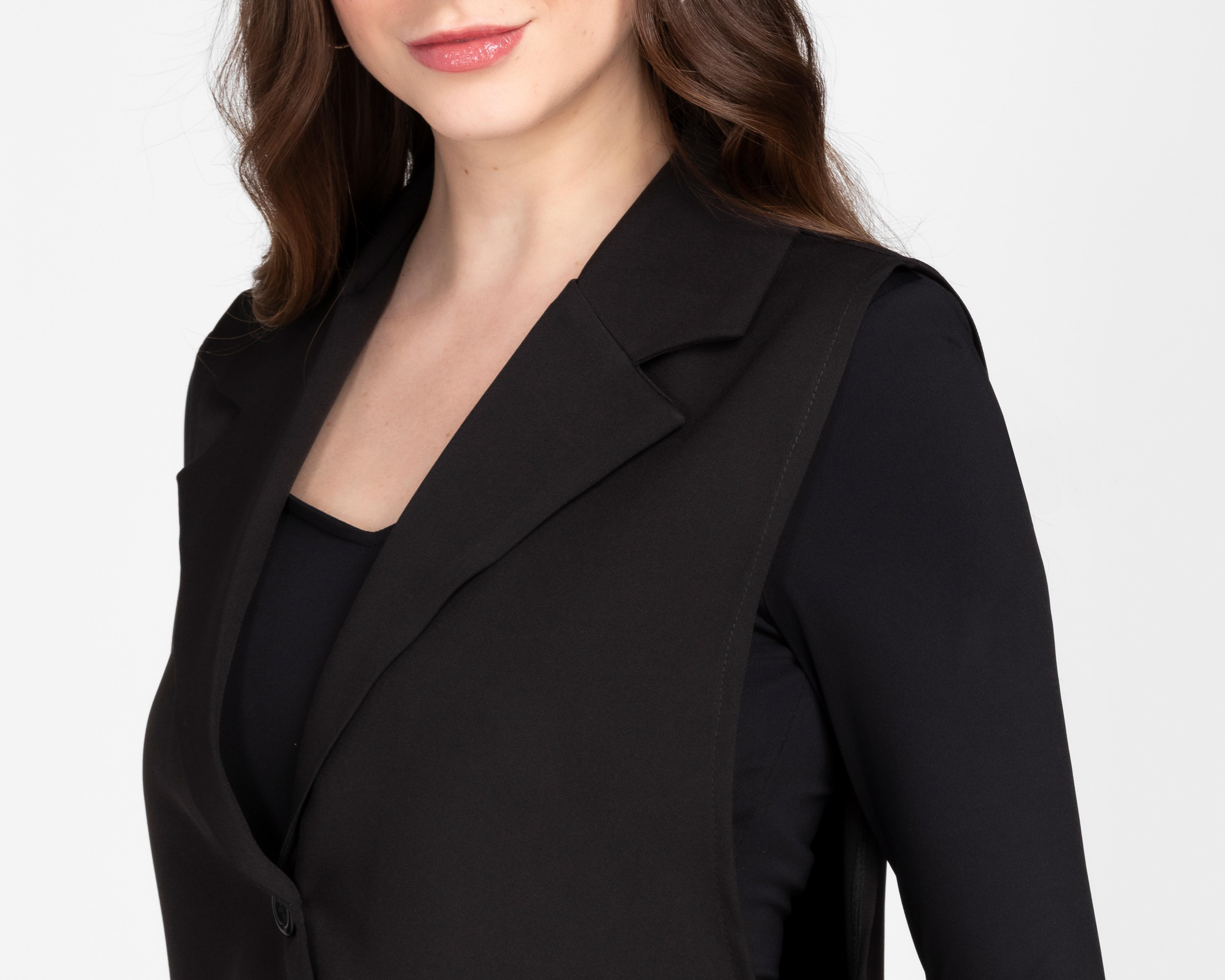 Foto 4 | Chaleco Negro Sahara para Mujer