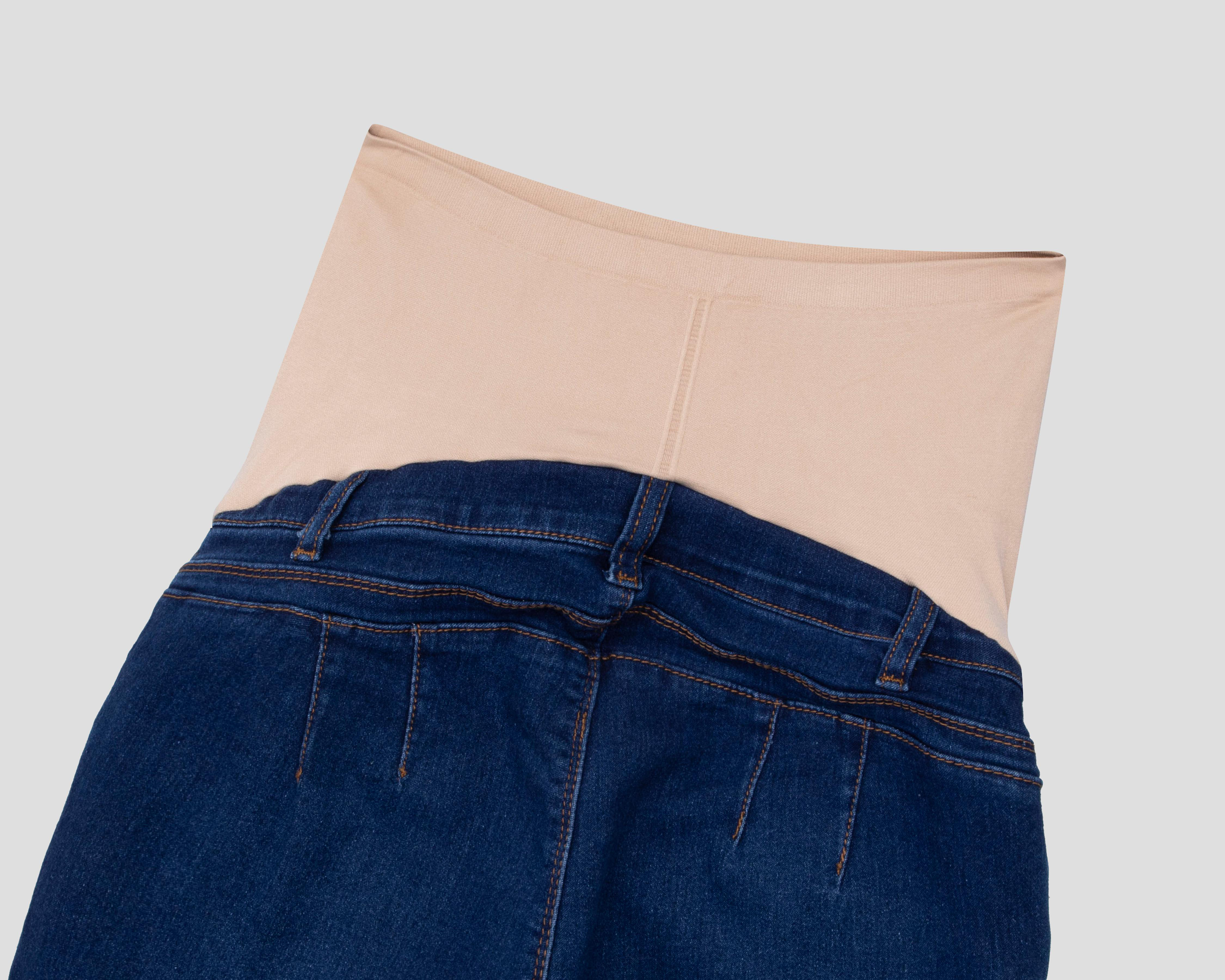 Foto 5 pulgar | Pantalón de Maternidad Mamá Bella Deslavado