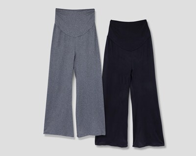 Foto 1 | Leggings de Maternidad Mamá Bella Pretina Ancha 2 Piezas